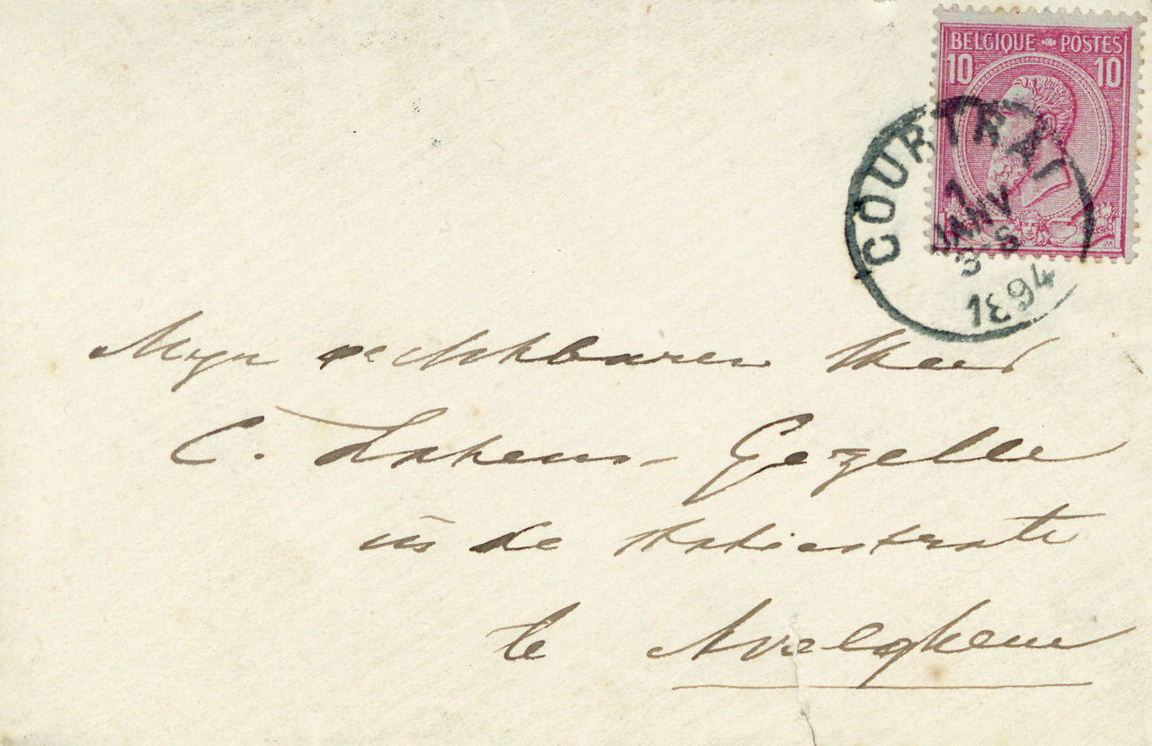 Guido Gezelle aan Louise Gezelle en Camille Lateur