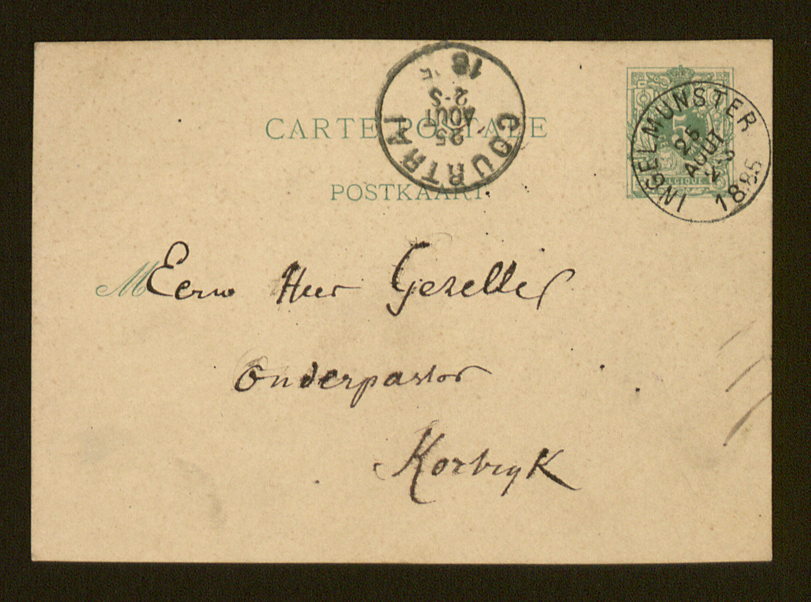 Pieter Baes aan Guido Gezelle