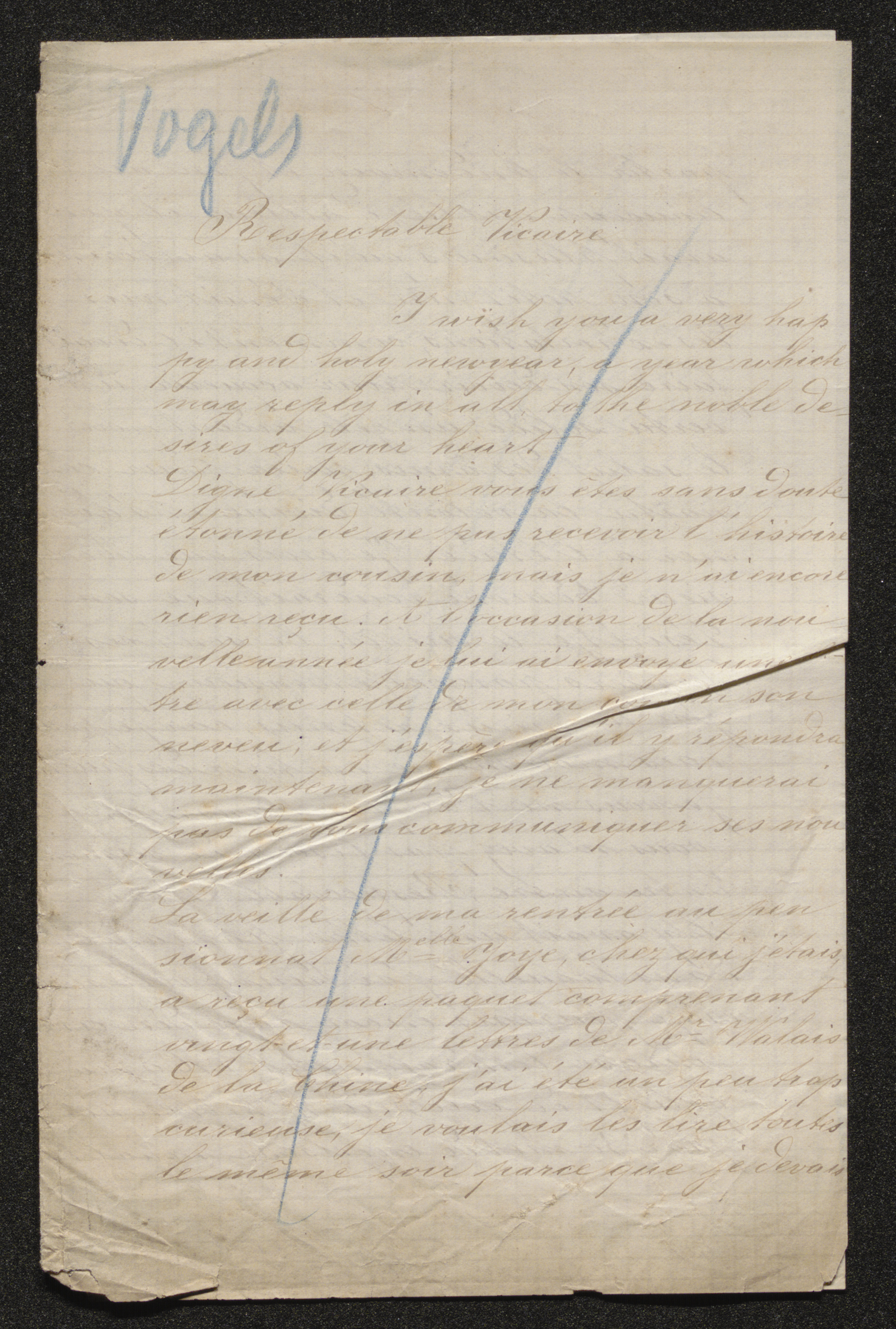 Julie Vanrenterghem (= Zuster Mary Mathilda) aan [Guido Gezelle]