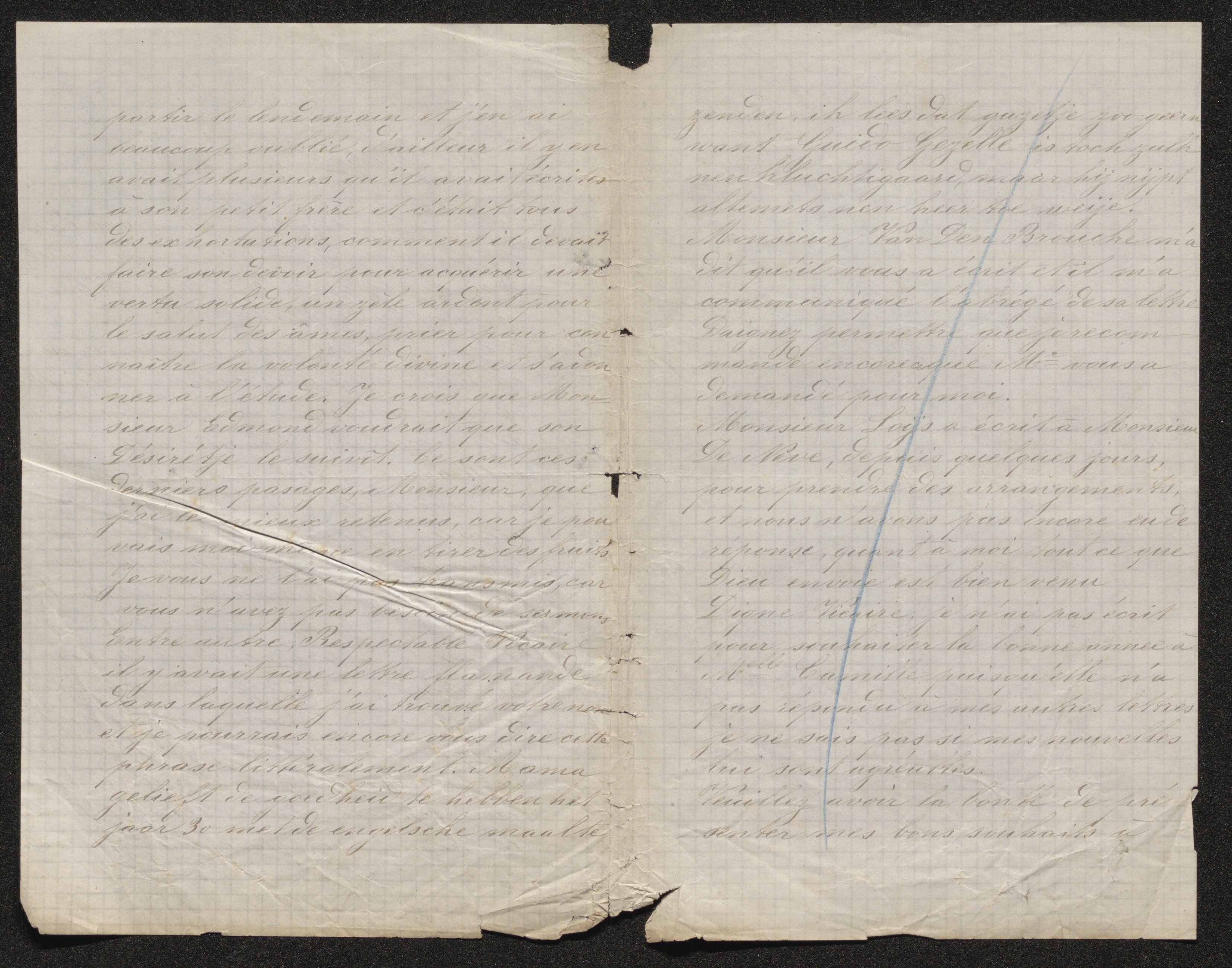 Julie Vanrenterghem (= Zuster Mary Mathilda) aan [Guido Gezelle]