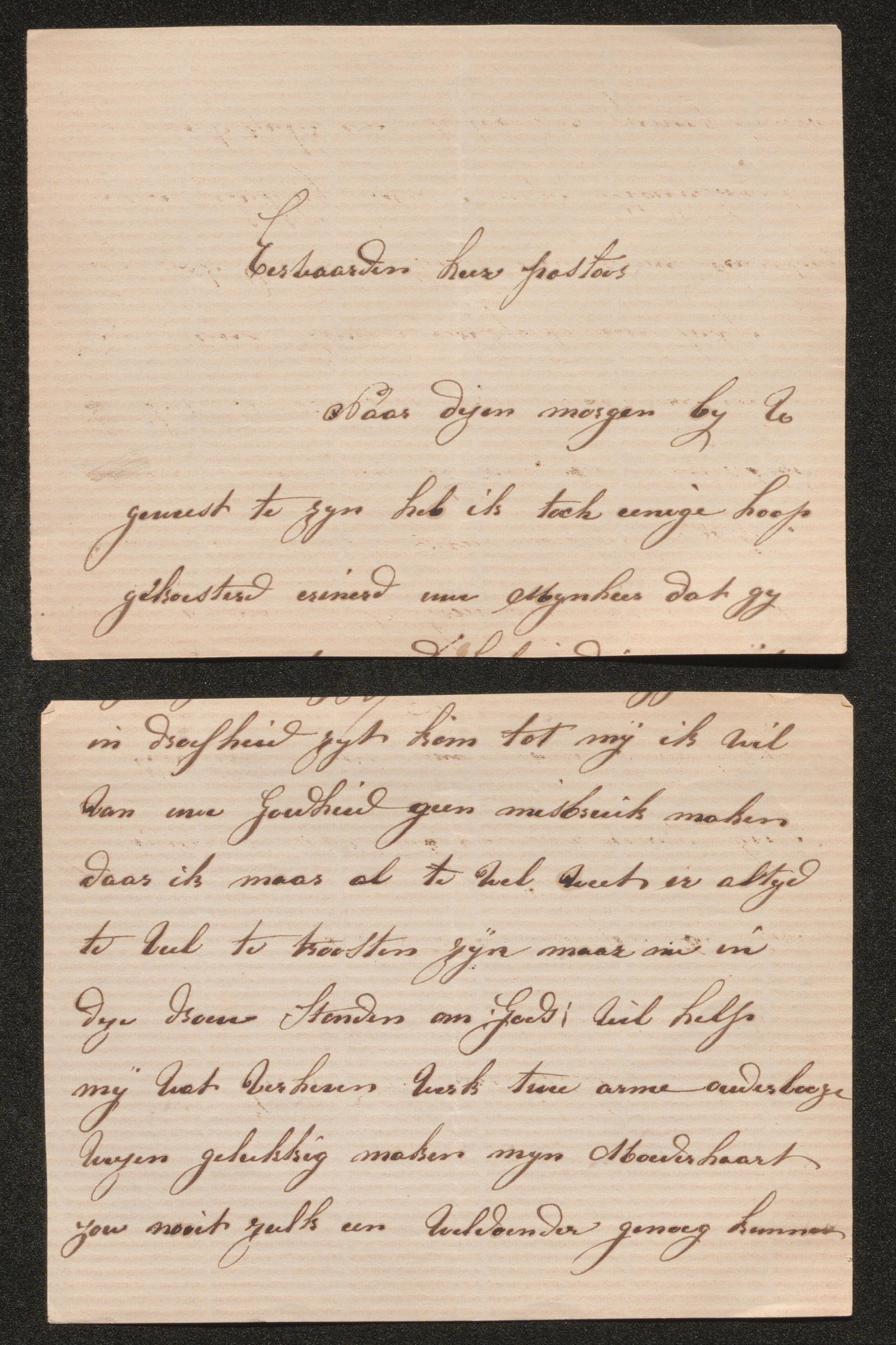 [Juliana Decloedt] (= mevrouw Juliana Mulders) aan [Guido Gezelle]