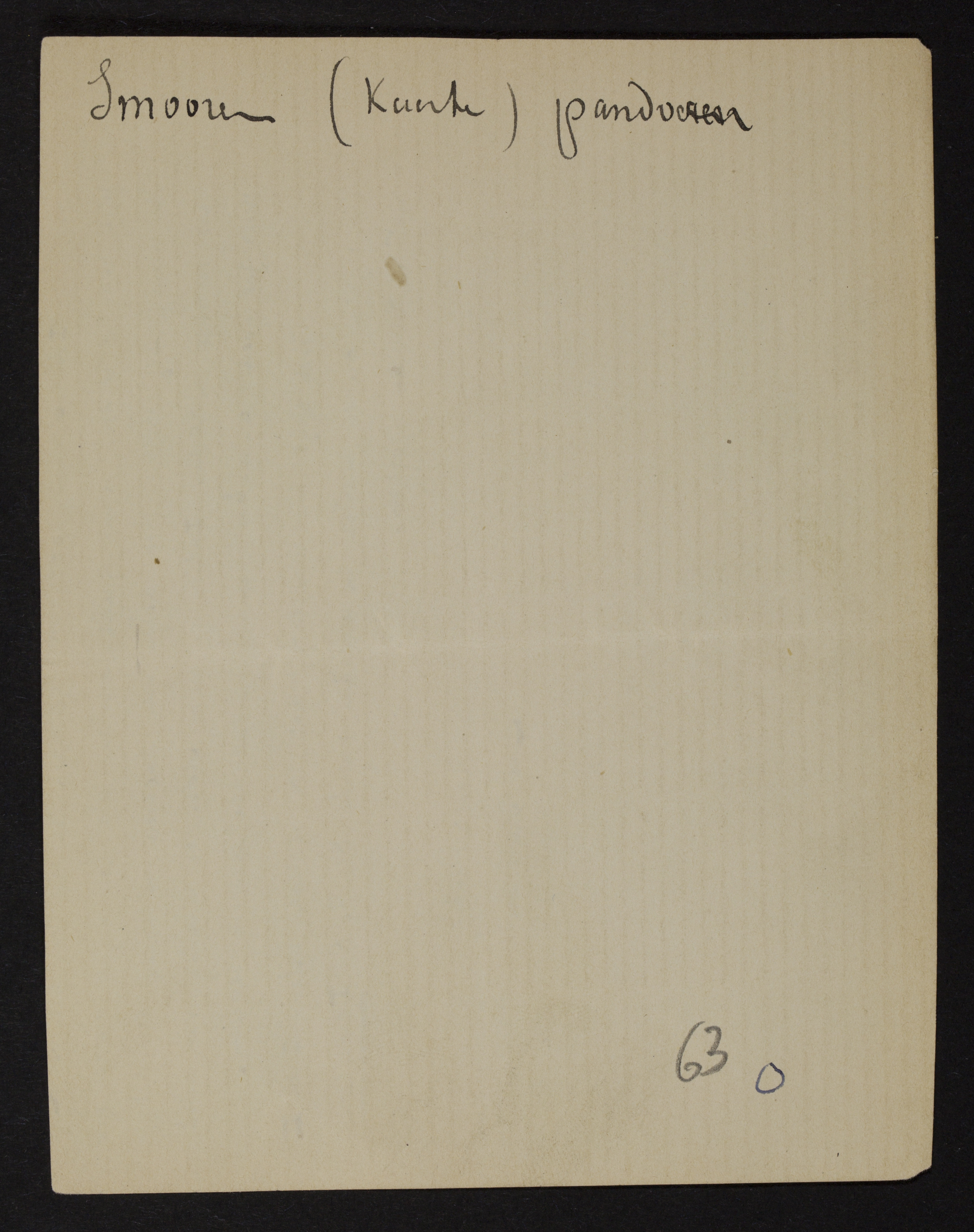 Edward Louis Gailliard aan onbekend