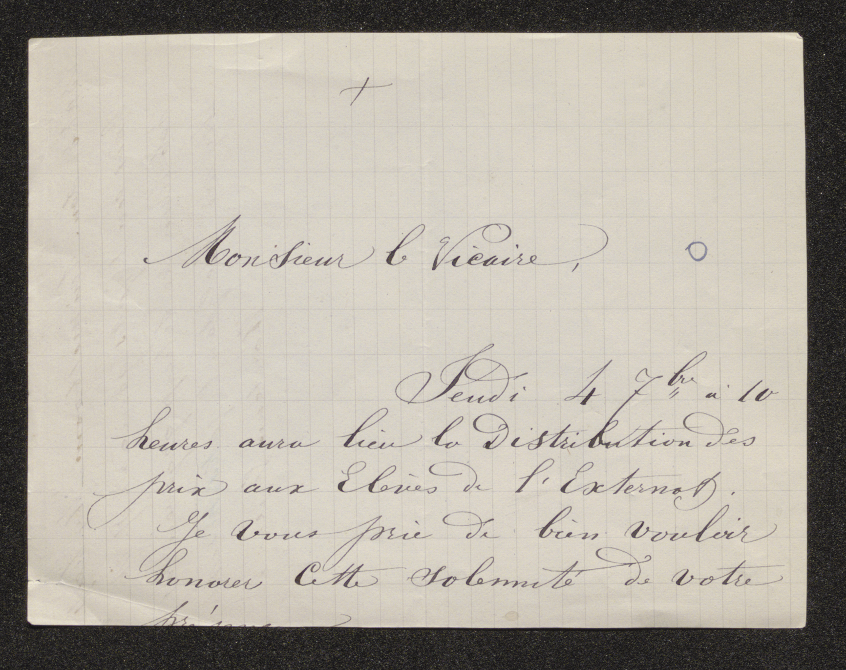 [Octavie van Gillewe (= Zuster Marie Stanislas)] aan Guido Gezelle