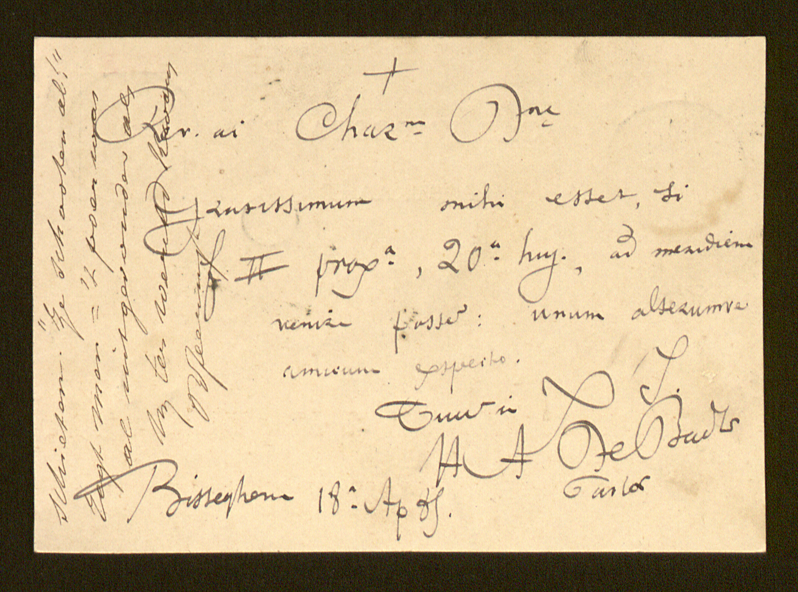 Hendrik Augustijn De Badts aan Guido Gezelle