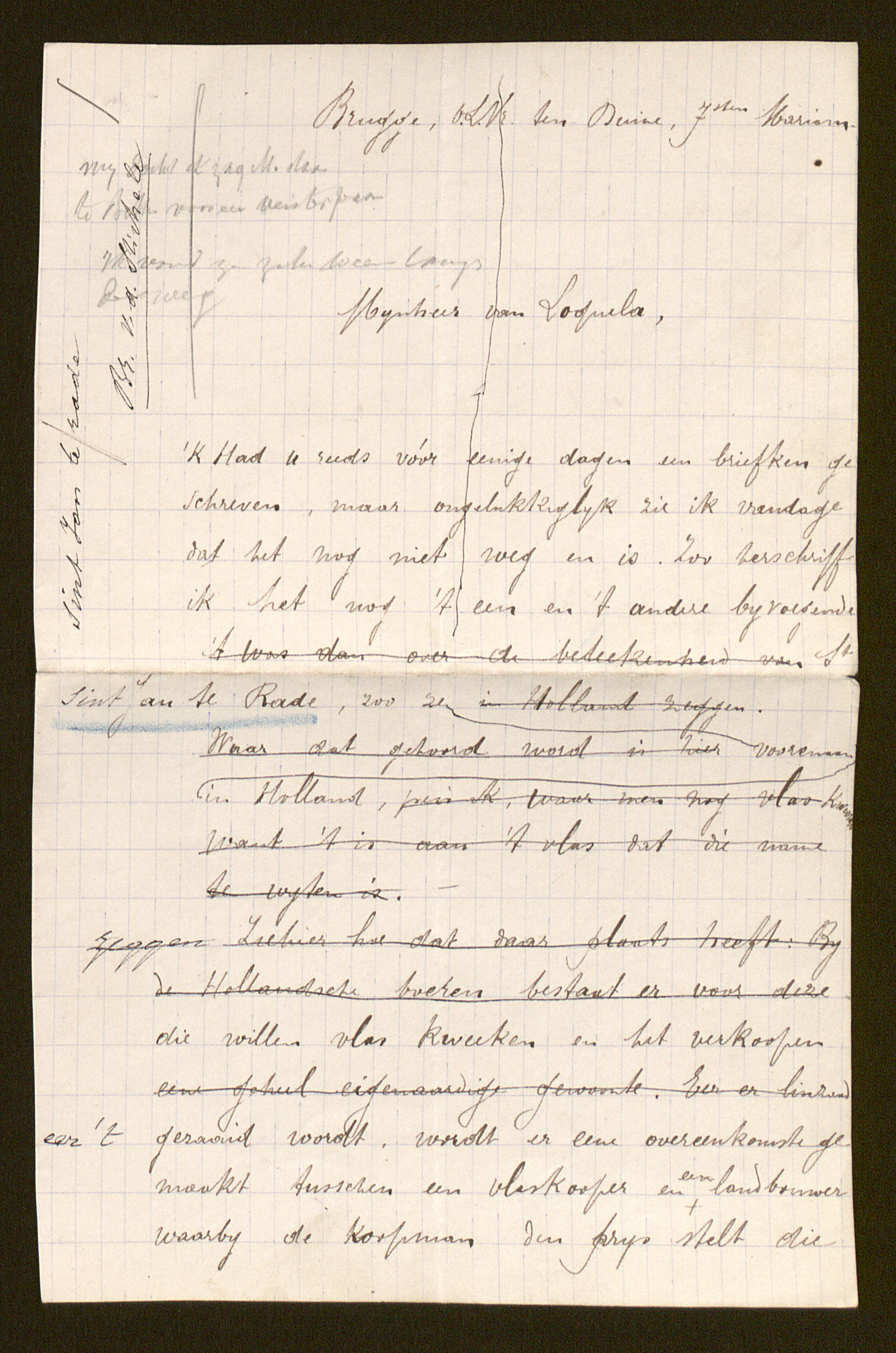 [Bruno Carolus Vander Stichele] aan [Guido Gezelle]