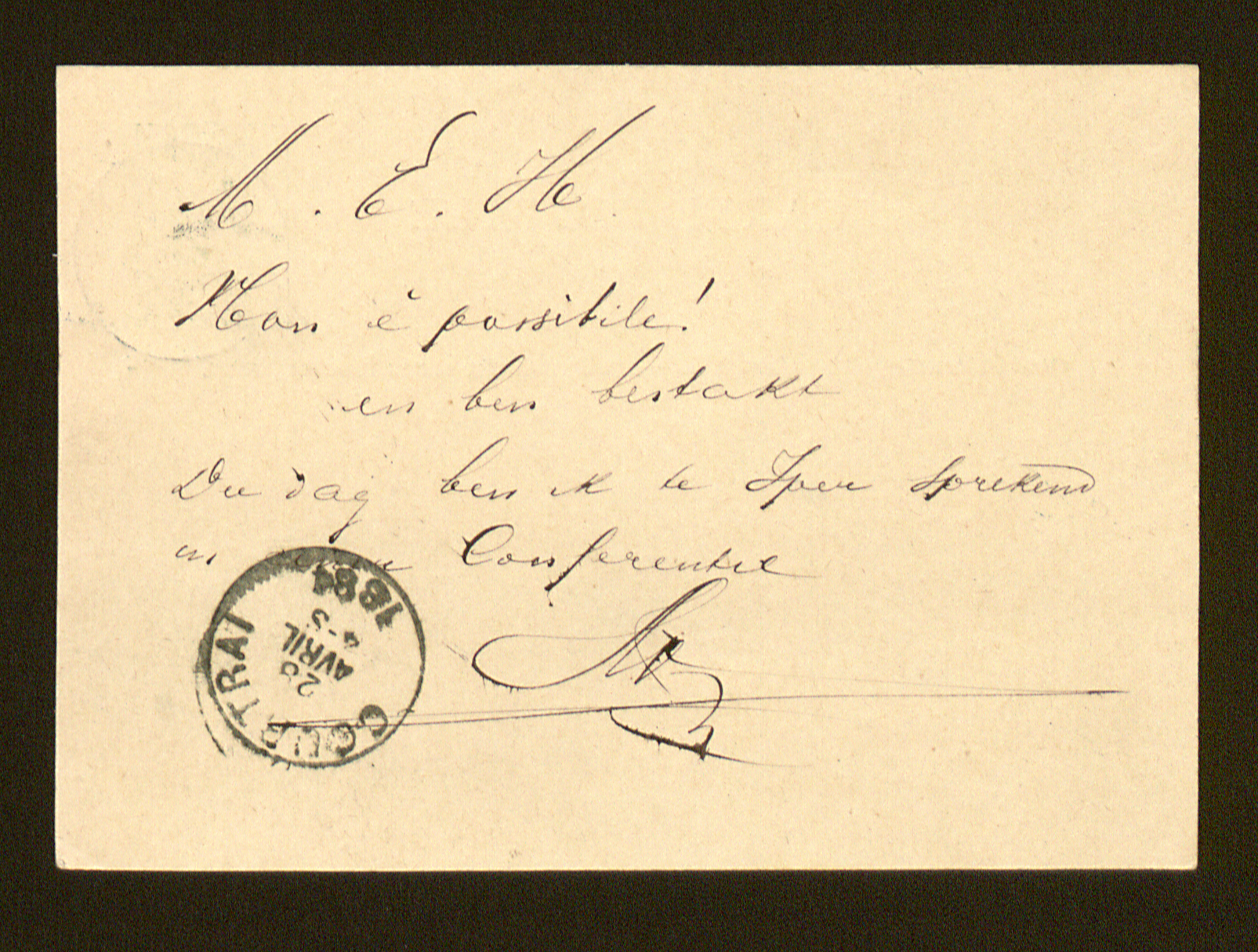 [Hugo Verriest] aan Guido Gezelle