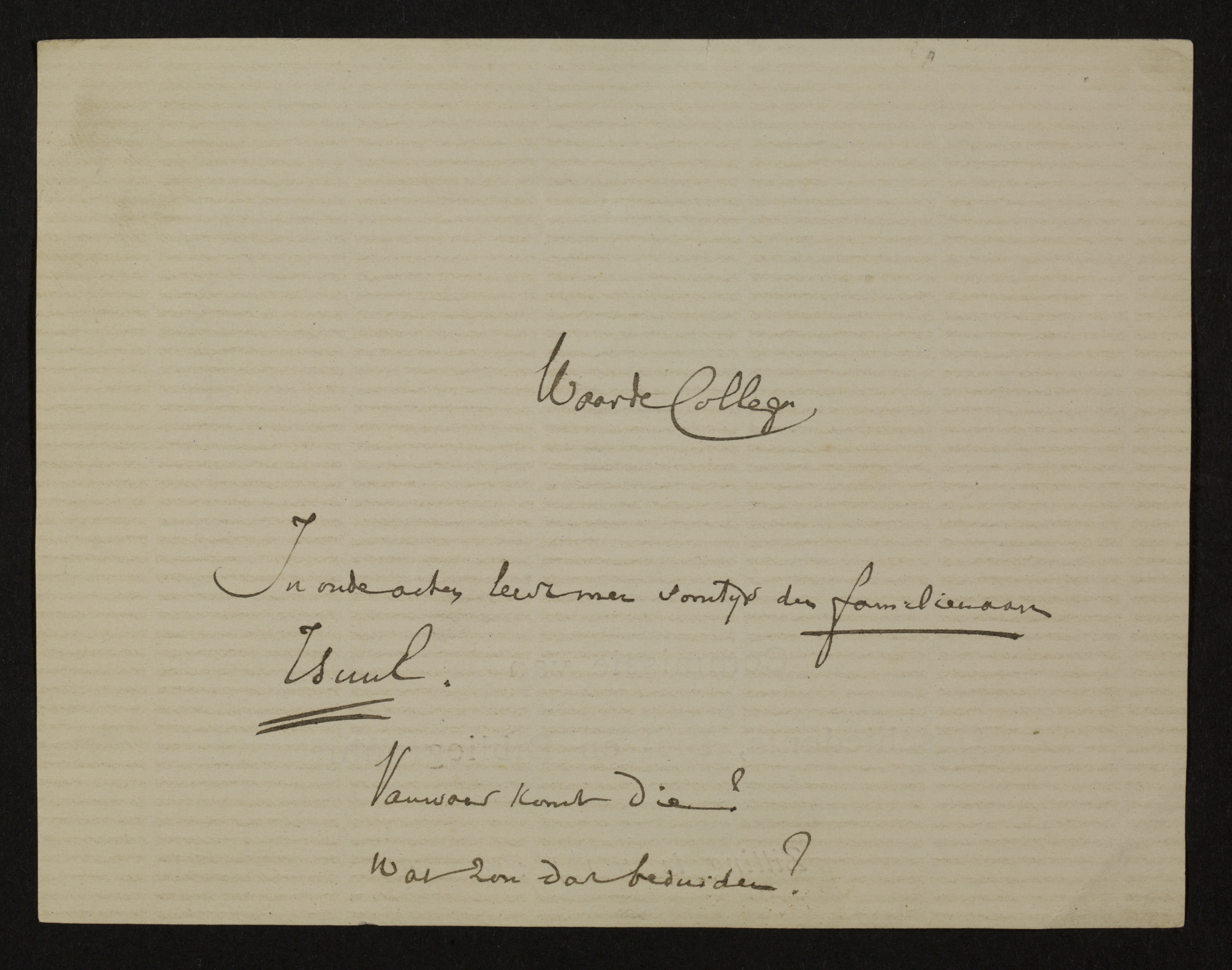 [Frans De Potter] aan [Guido Gezelle]