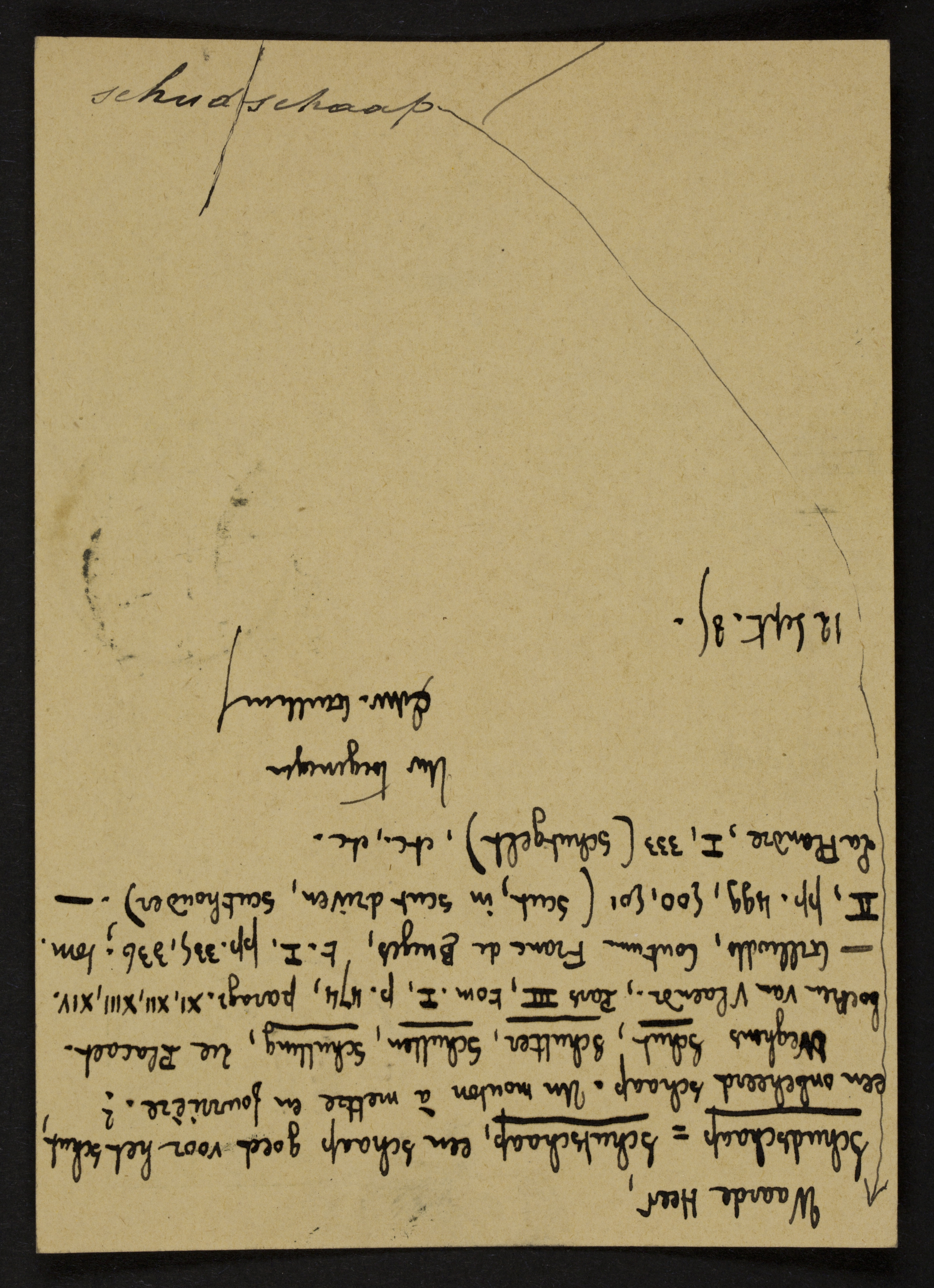 Edward Louis Gailliard aan Guido Gezelle