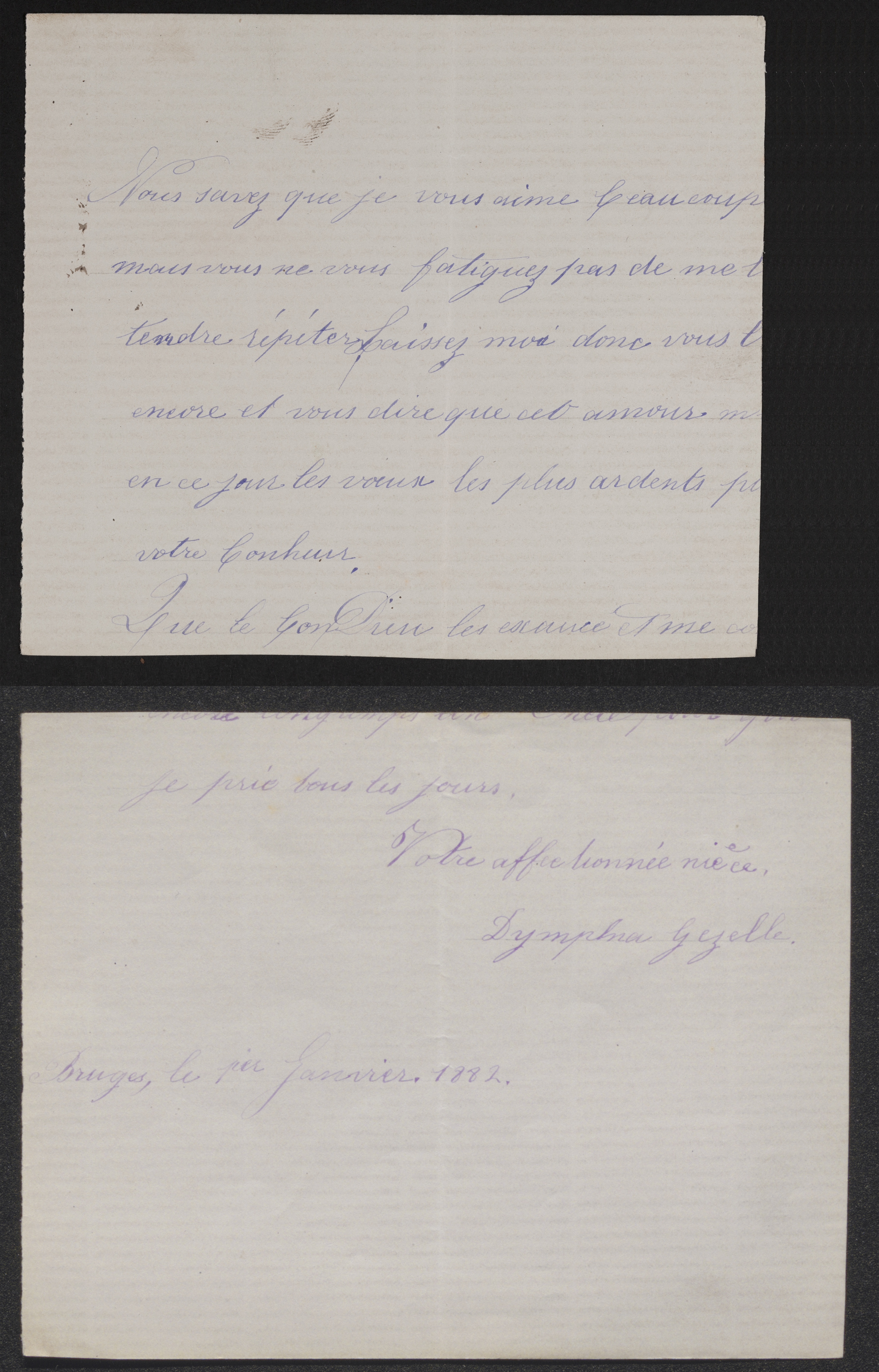 Dymphna Gezelle aan [Guido Gezelle]