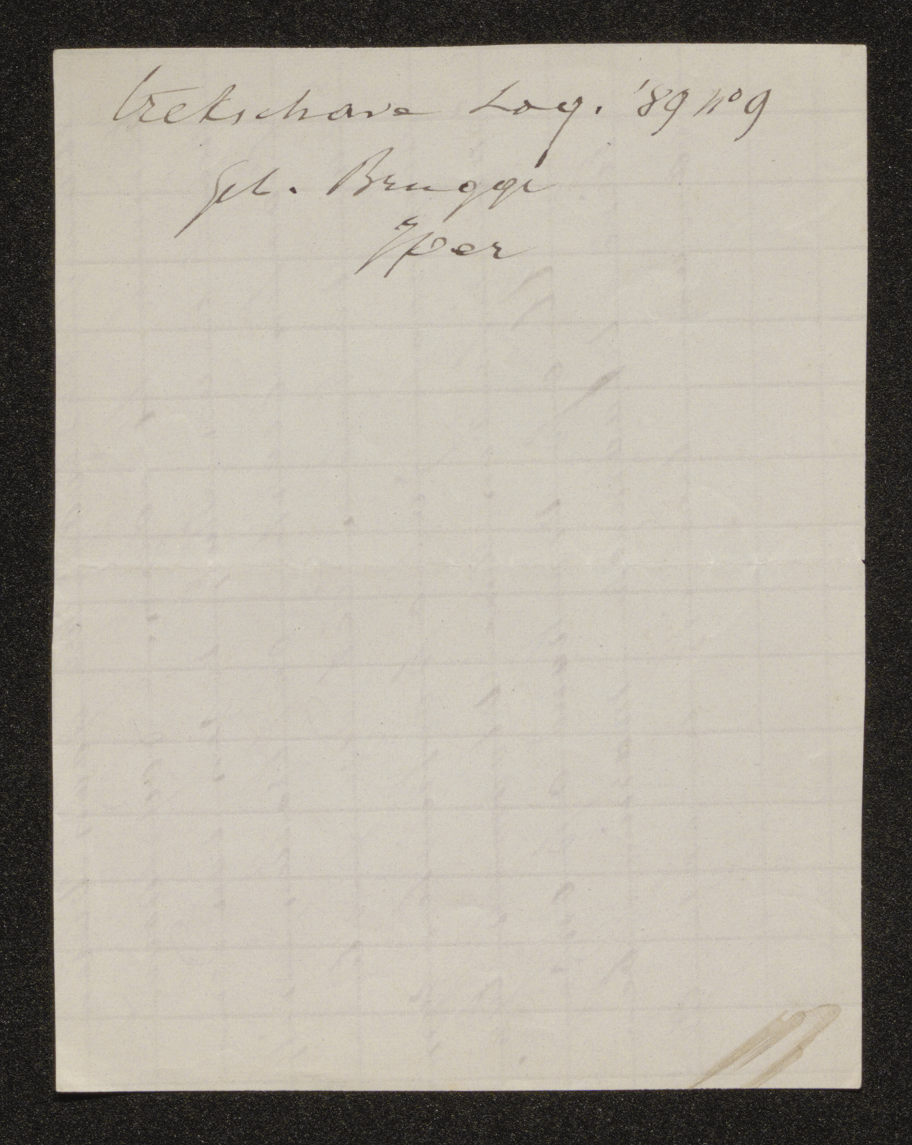 [Octavie van Gillewe (= Zuster Marie Stanislas)] aan [Guido Gezelle]