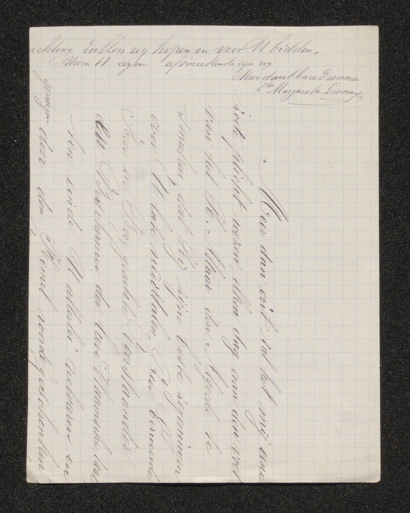 [Mathilde Germonprez] (= zuster Margareta Germonprez) aan [Guido Gezelle]