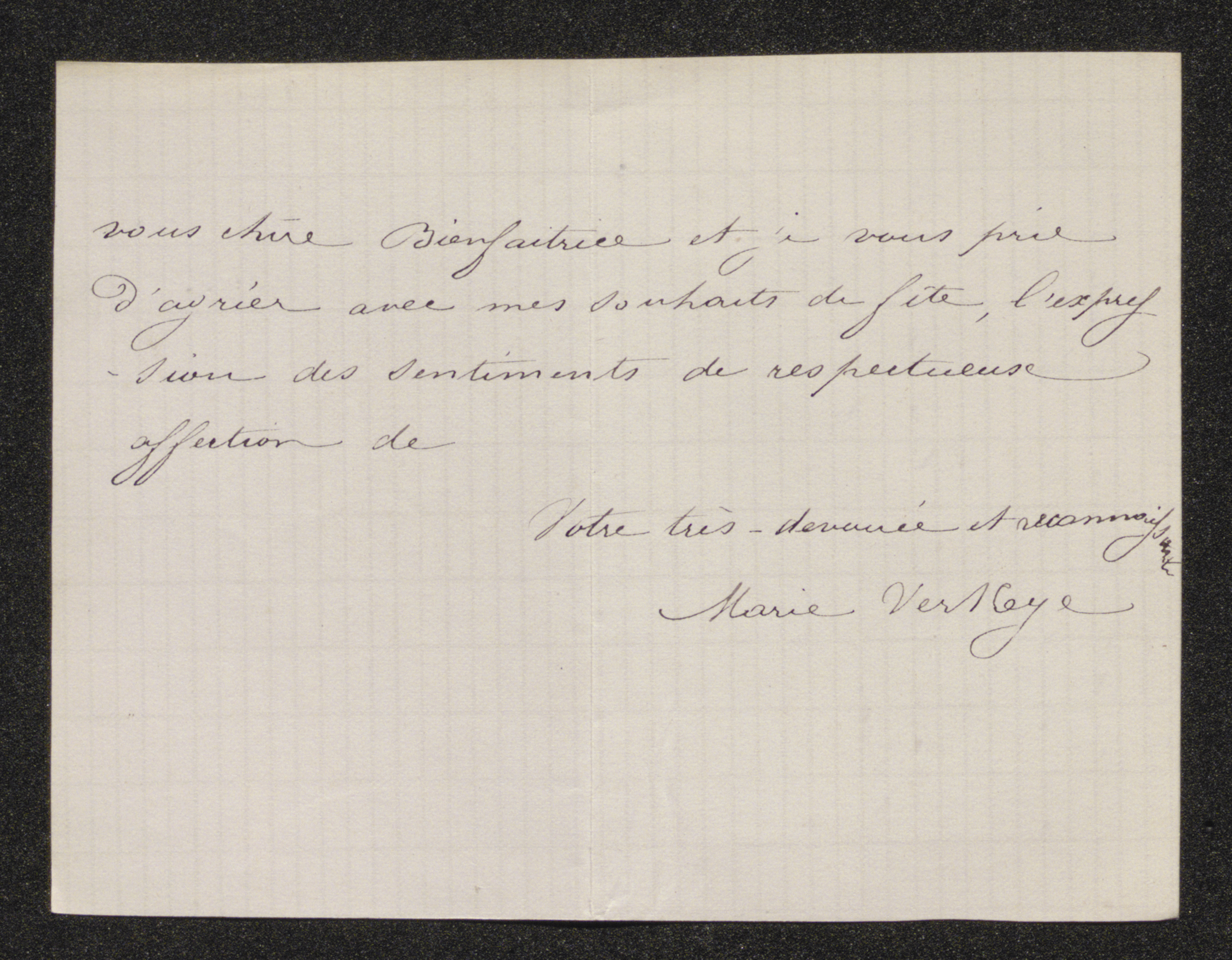 Marie Verkeye aan [Guido Gezelle]