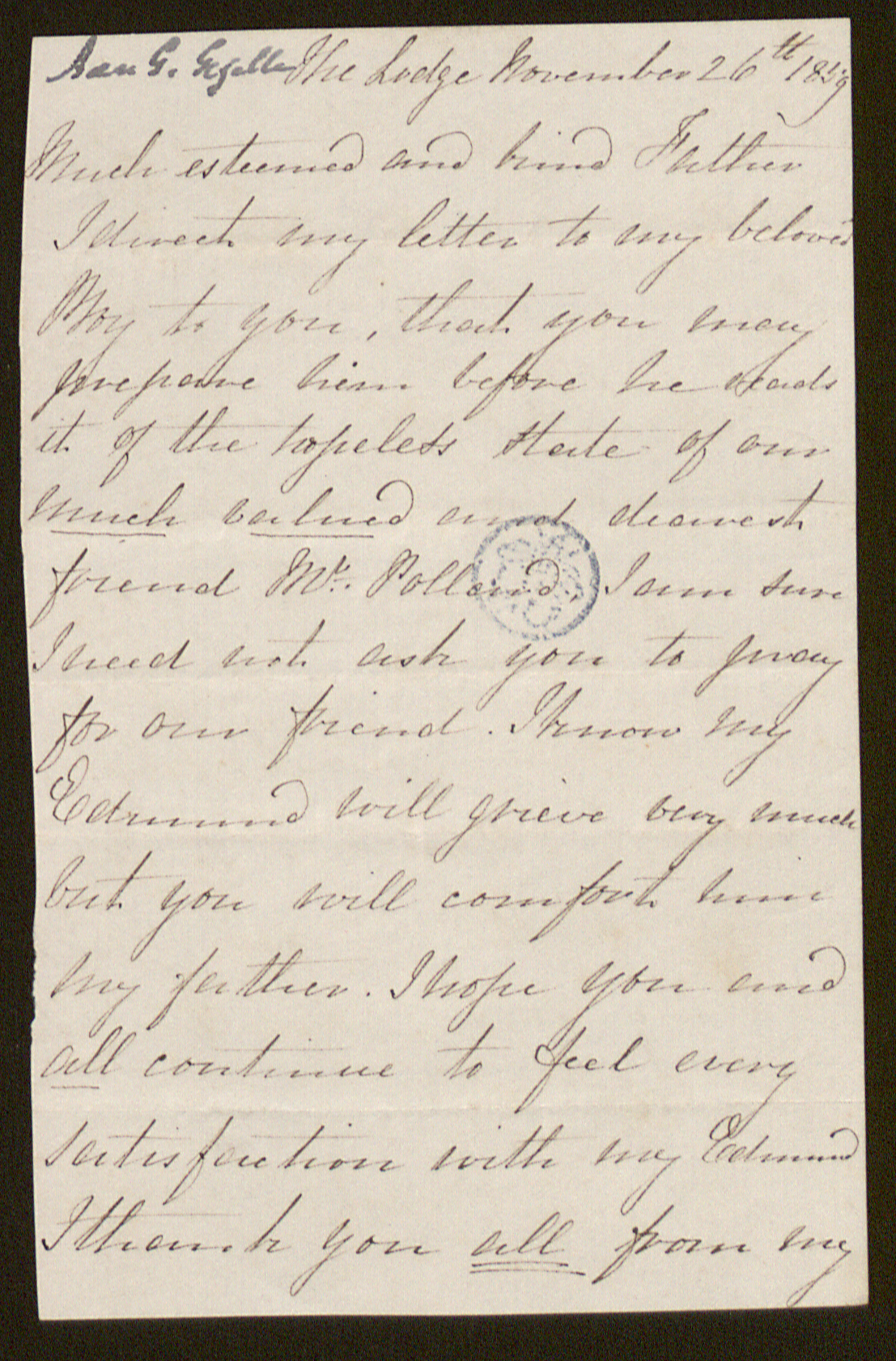 Francesca Ursula Christophers (= Fanny George) aan [Guido Gezelle]