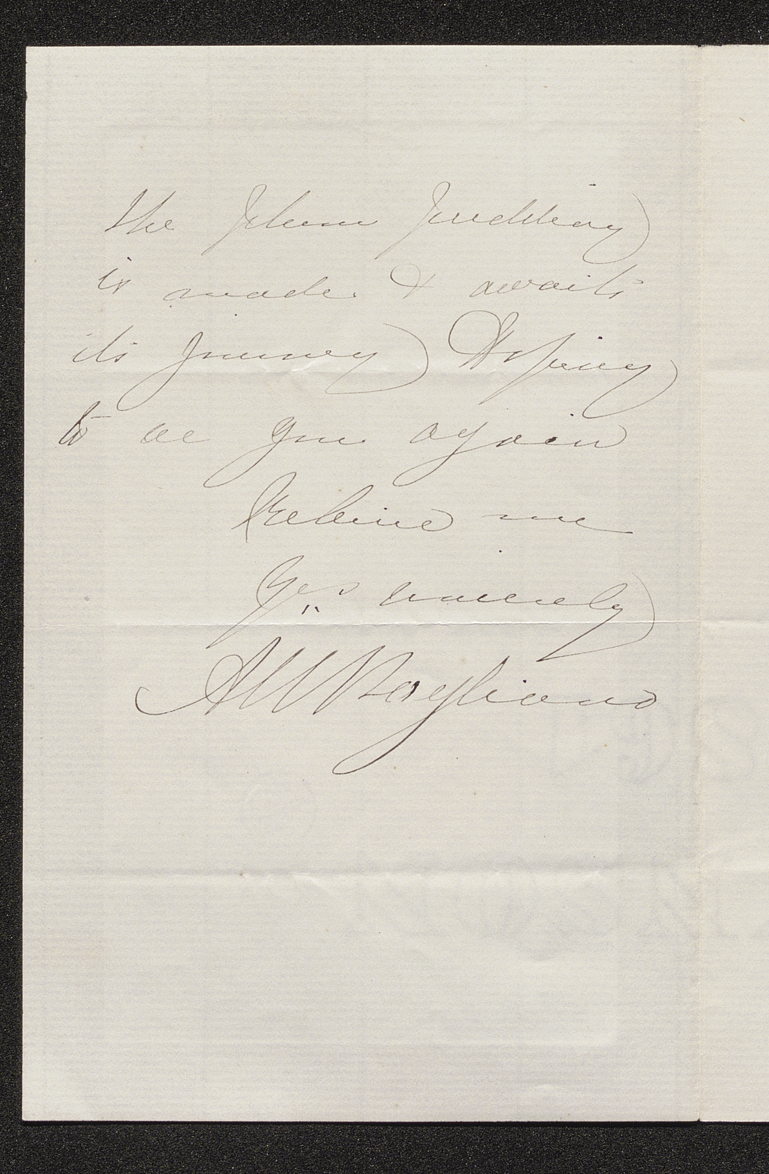 [Agnes Mary Christophers] (= mevrouw Agnes Mary Pagliano) aan [Guido Gezelle]