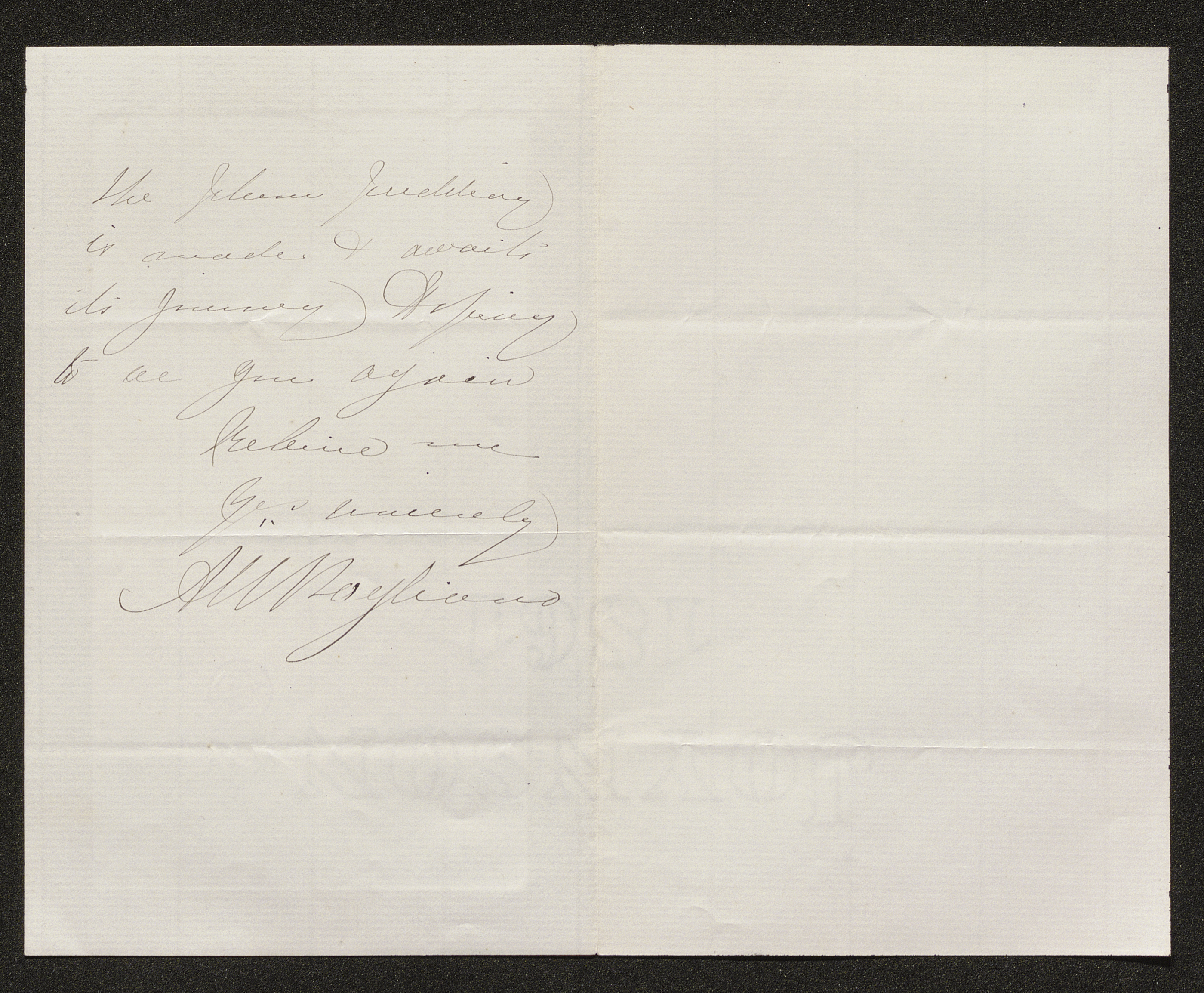 [Agnes Mary Christophers] (= mevrouw Agnes Mary Pagliano) aan [Guido Gezelle]