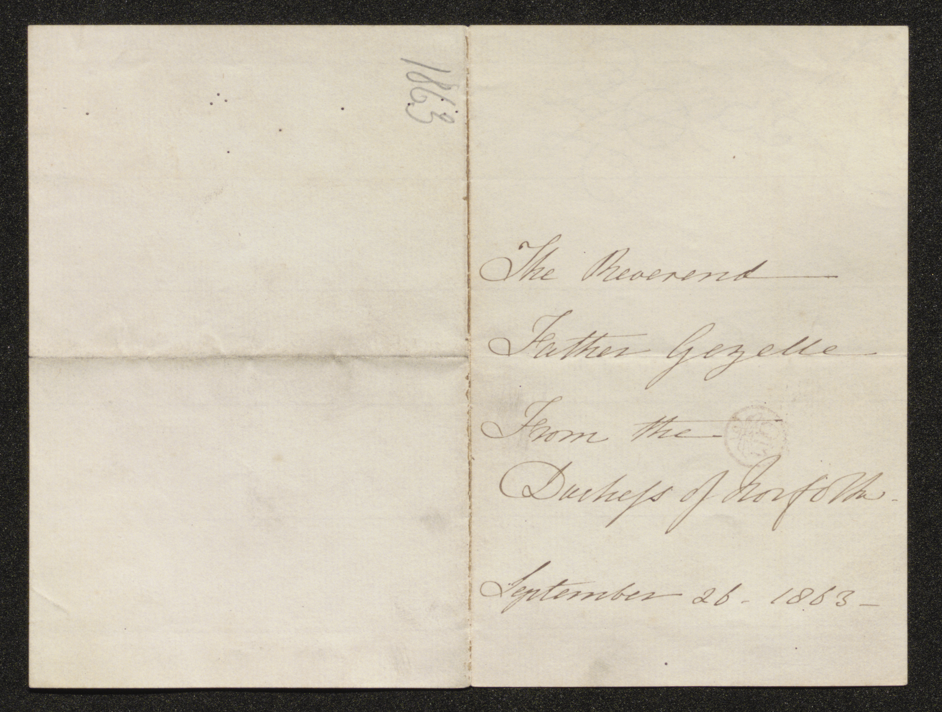 Charlotte Sophia Leveson-Gower (= Charlotte, Fitzalan-Howard; = Duchess of Norfolk)  aan Guido Gezelle