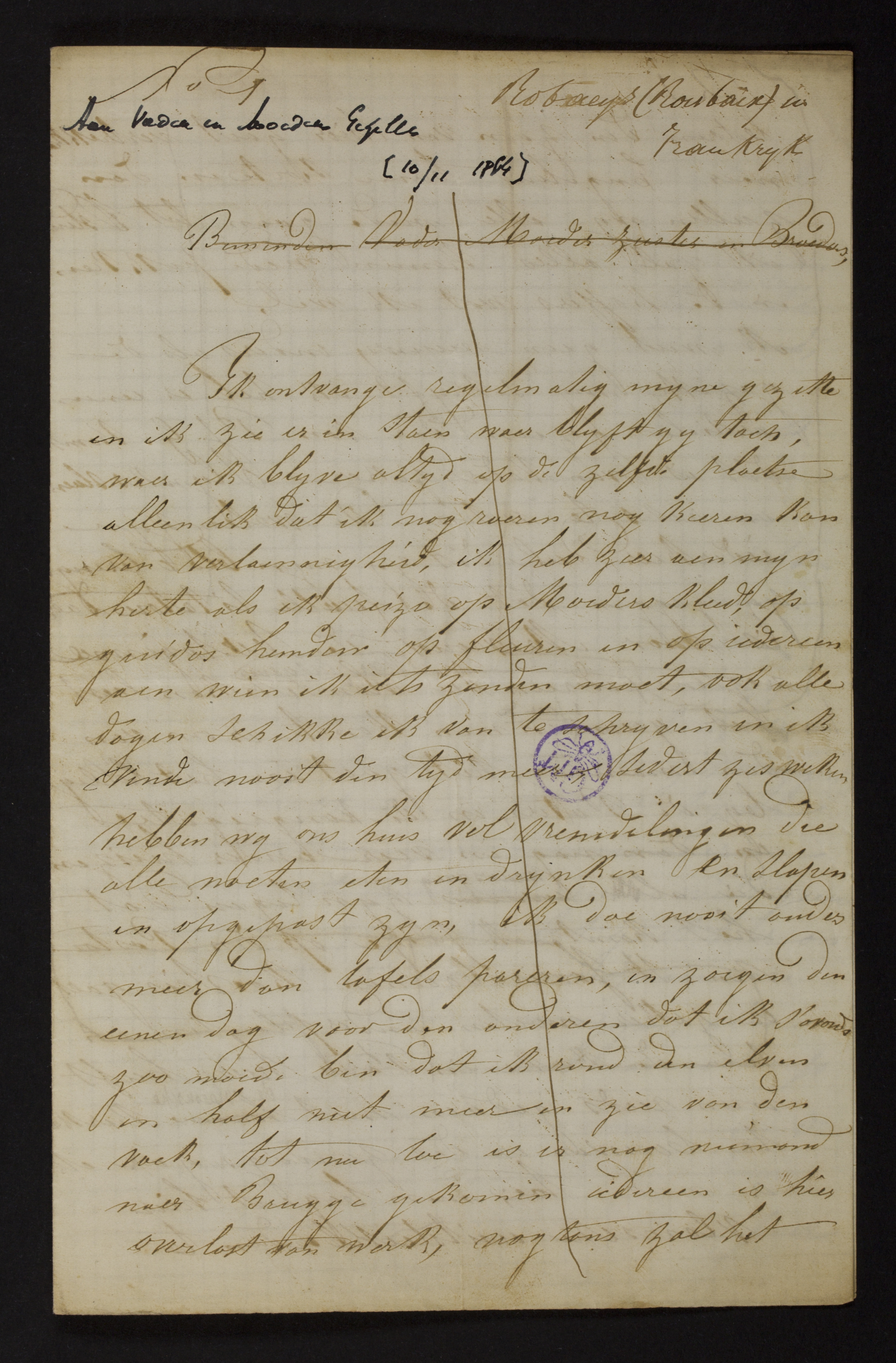 [Louise Gezelle] aan [Pieter-Jan Gezelle; Monica De Vriese; Florence Gezelle; Romaan Gezelle; Jozef Aloysius Hyacin...