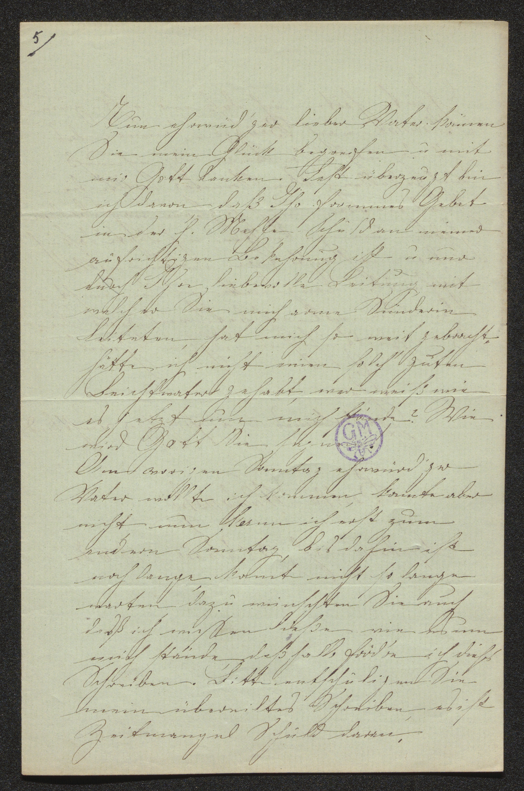 Bertha Wachowsky aan [Guido Gezelle]