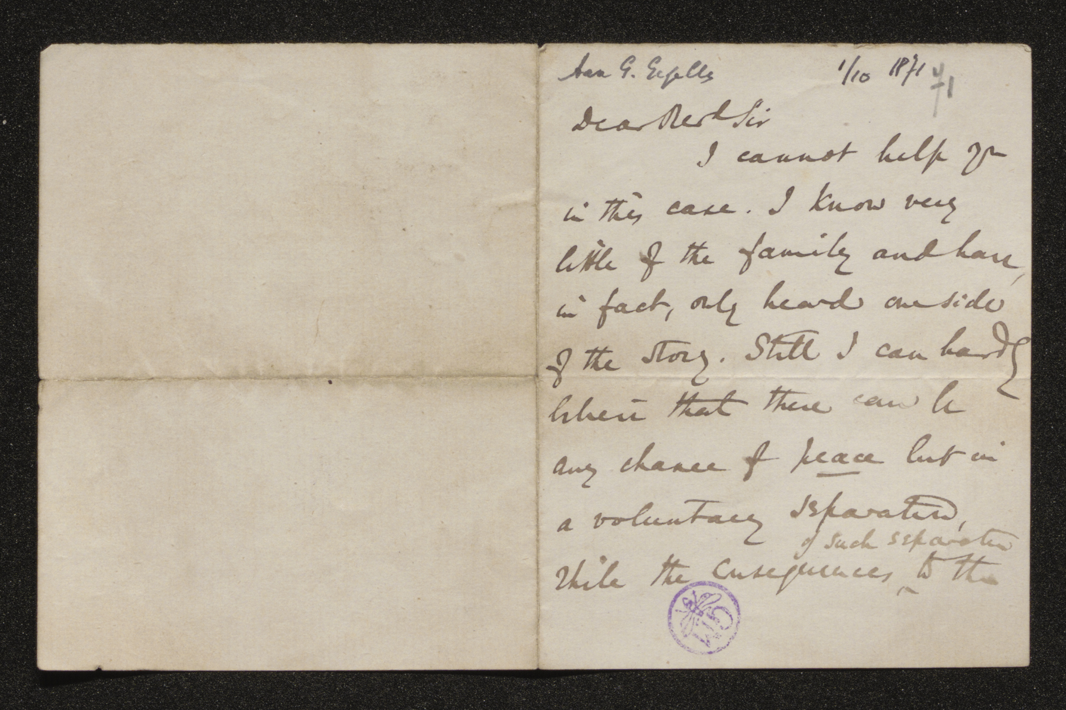 Albany James Christie aan [Guido Gezelle]