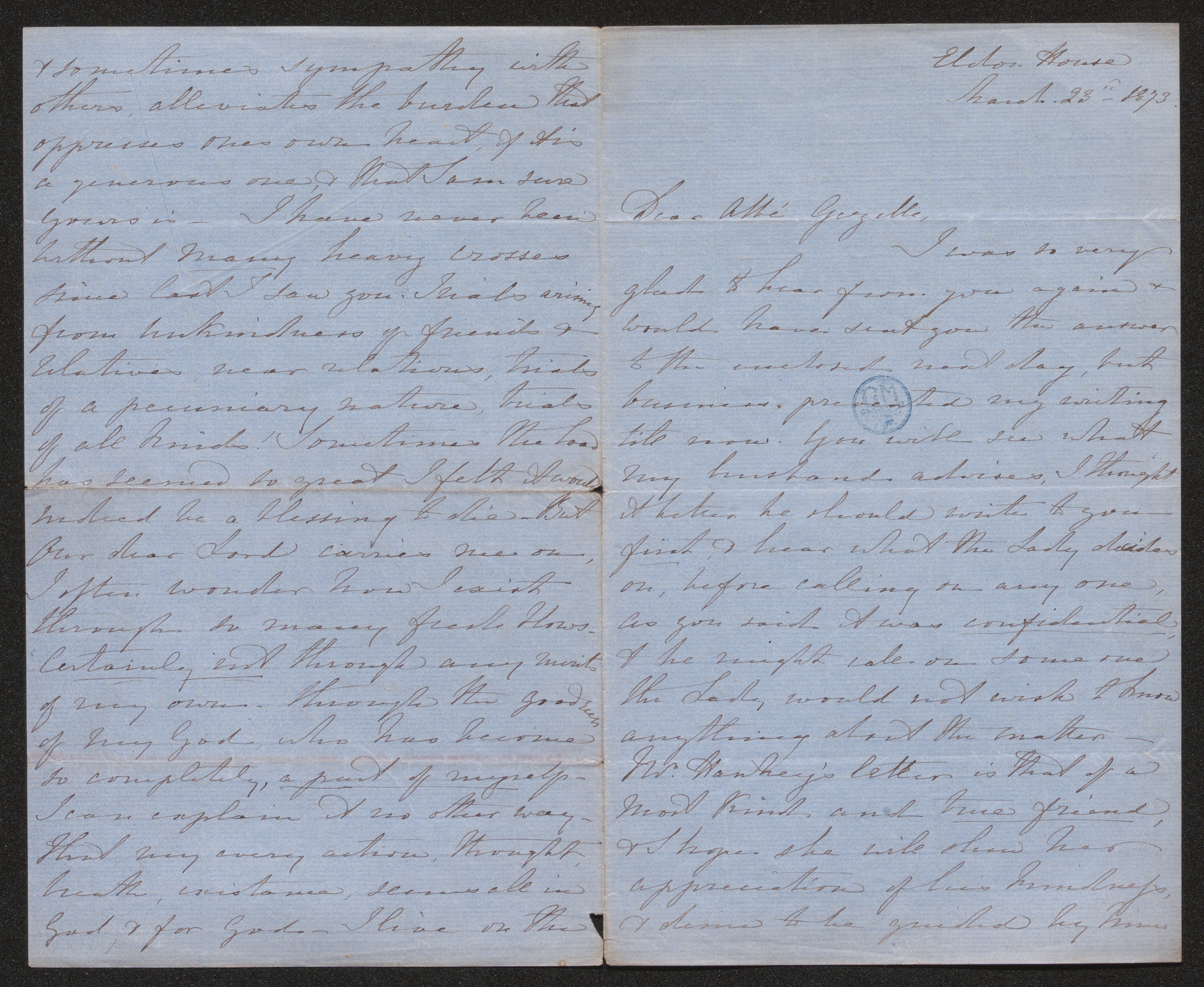 Mary Constantia Clifford aan [Guido Gezelle]