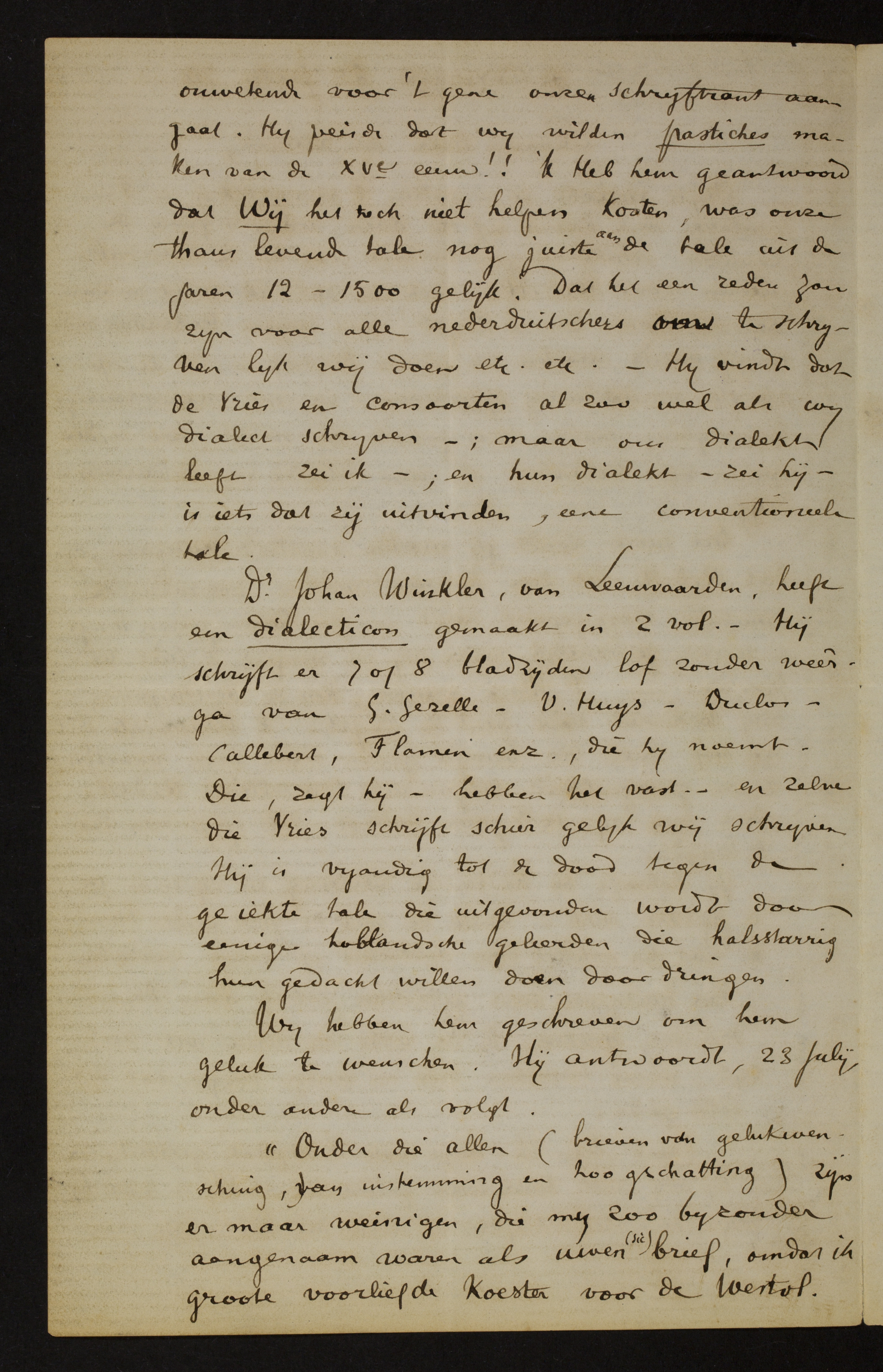 Adolf Juliaan Duclos aan [Guido Gezelle]