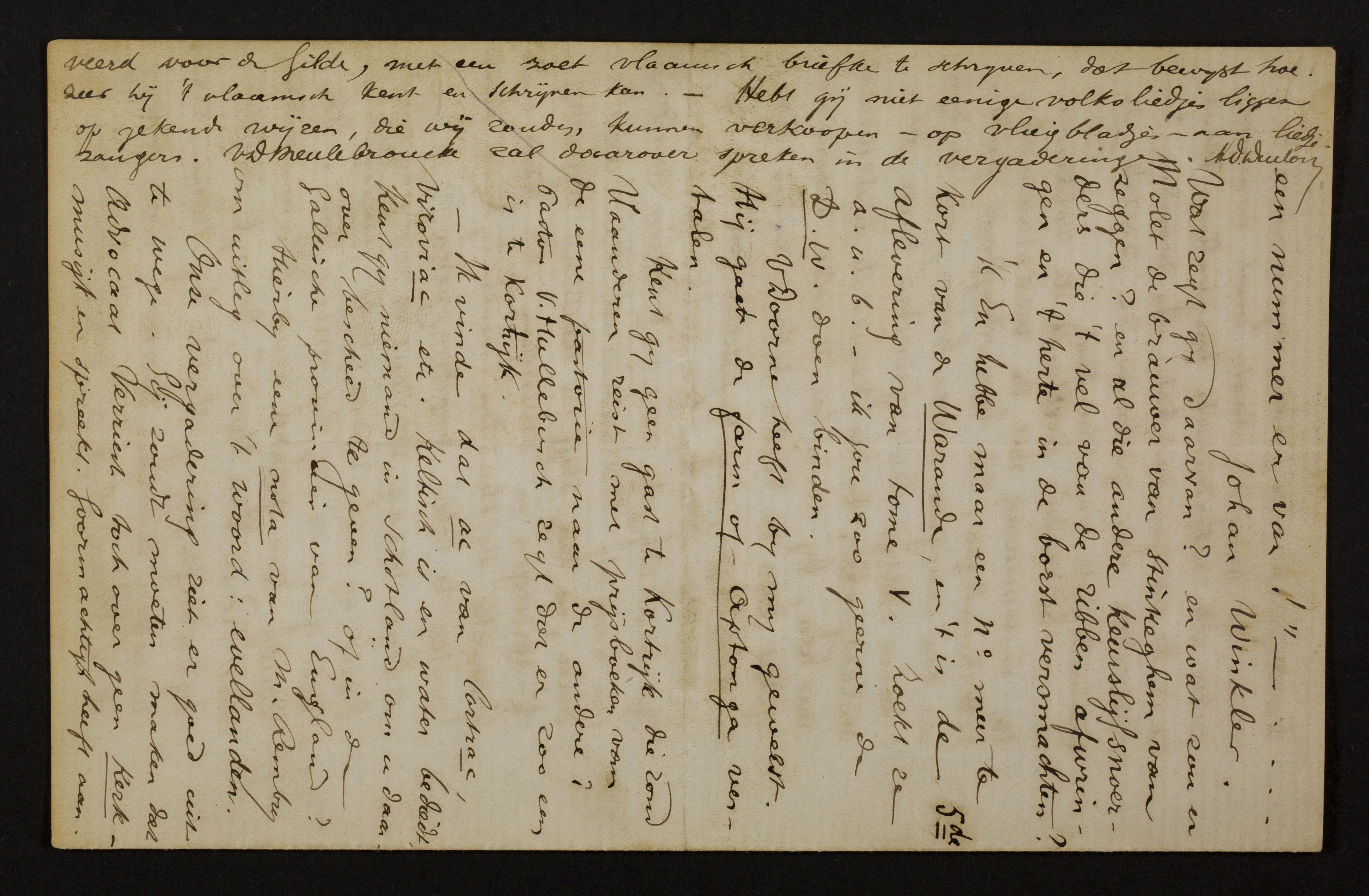 Adolf Juliaan Duclos aan [Guido Gezelle]