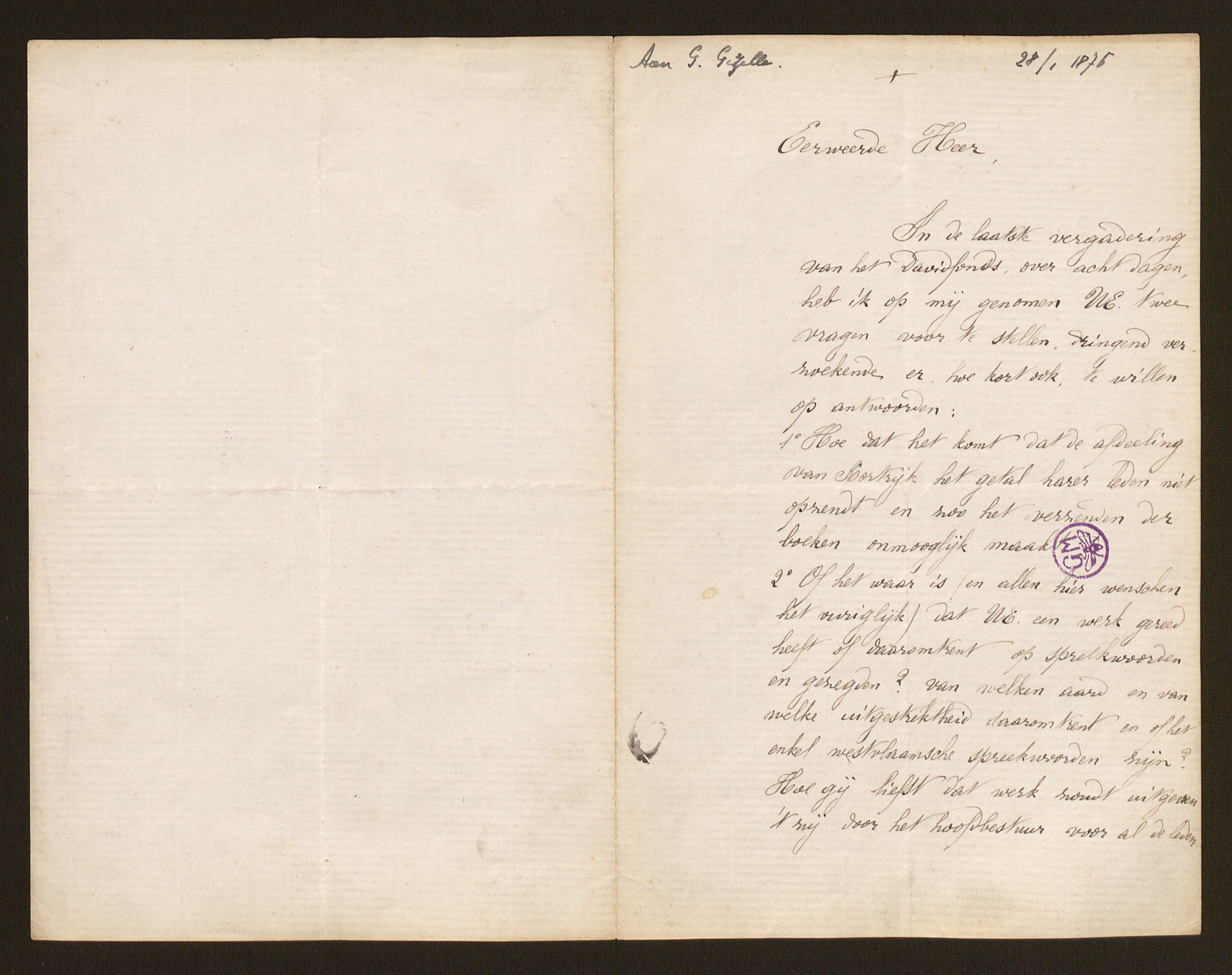 Isidoor Hemeryck aan [Guido Gezelle]