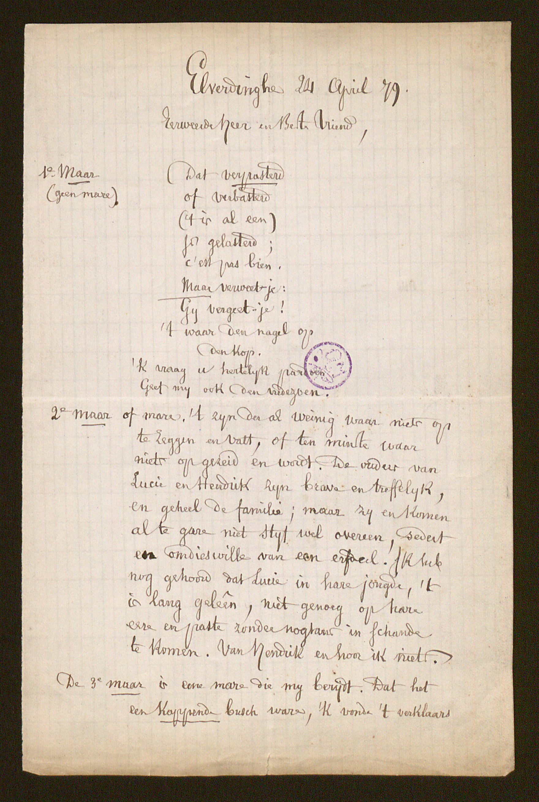 Leonard Lodewijk De Bo aan [Guido Gezelle]