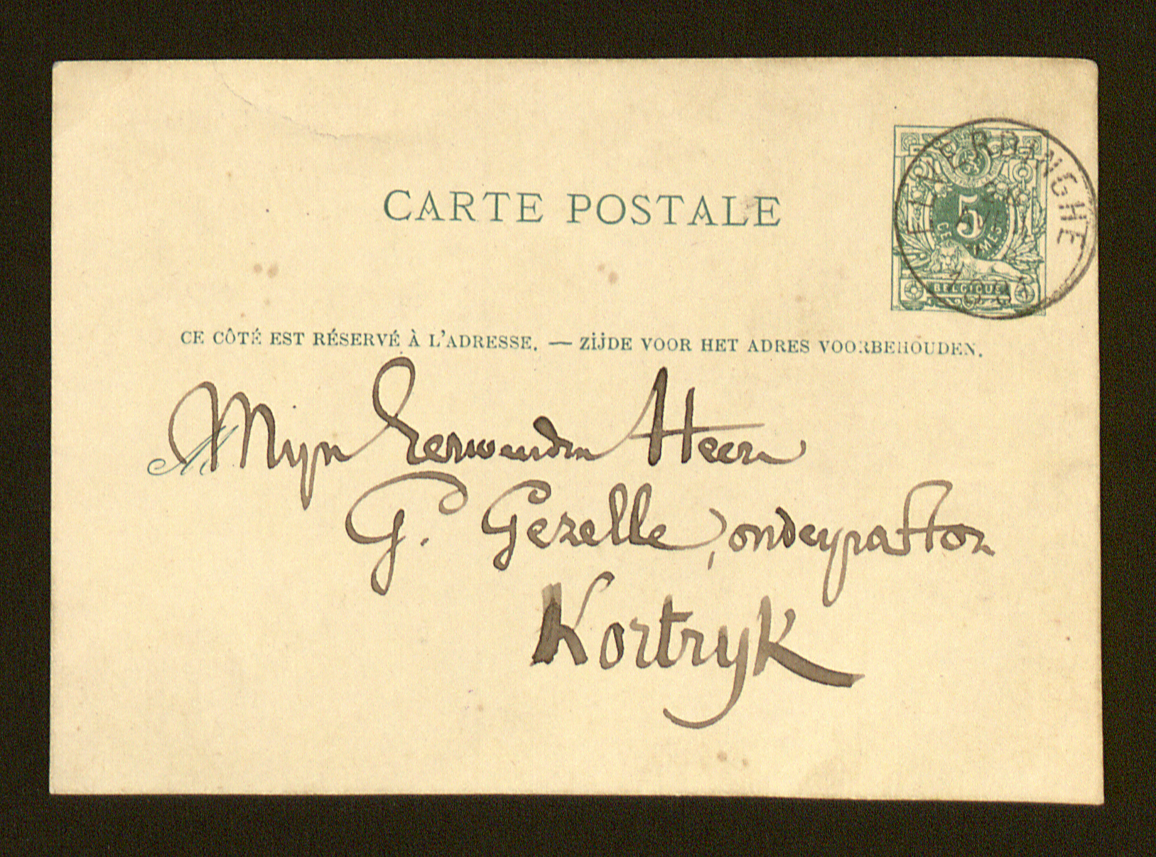 [Leonard Lodewijk De Bo] aan Guido Gezelle