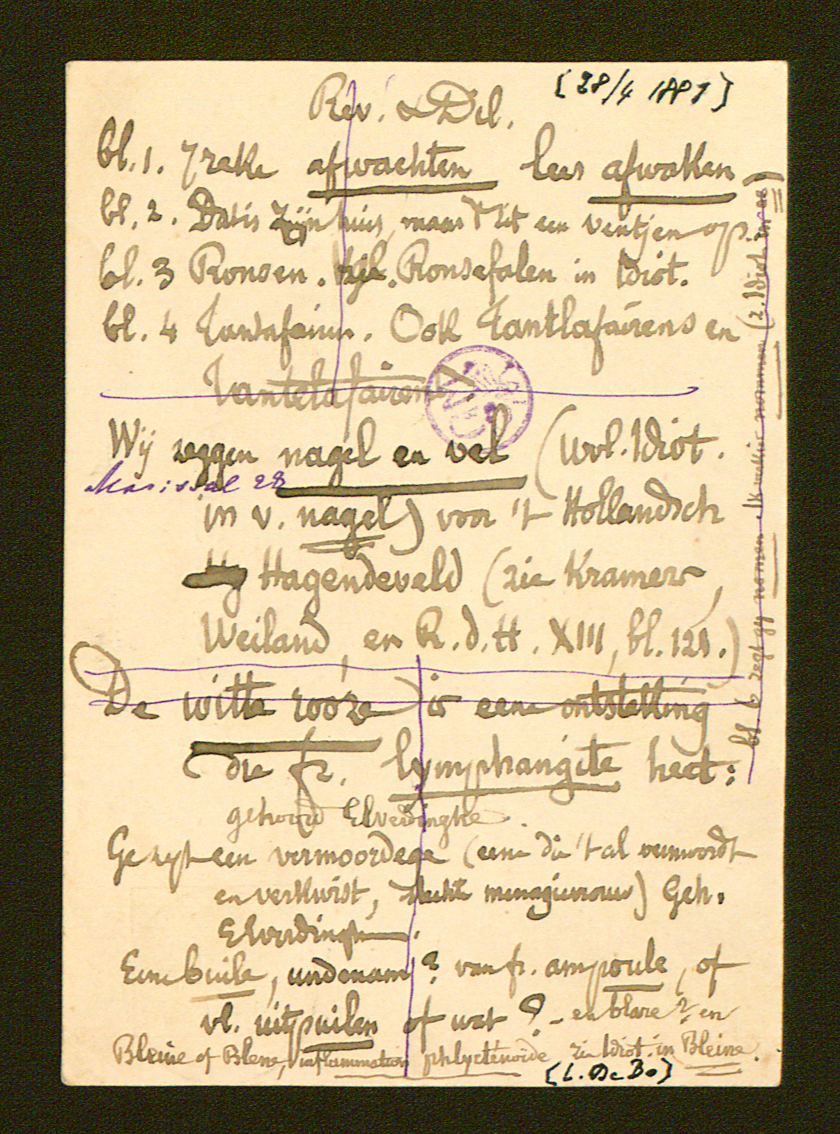 [Leonard Lodewijk De Bo] aan Guido Gezelle