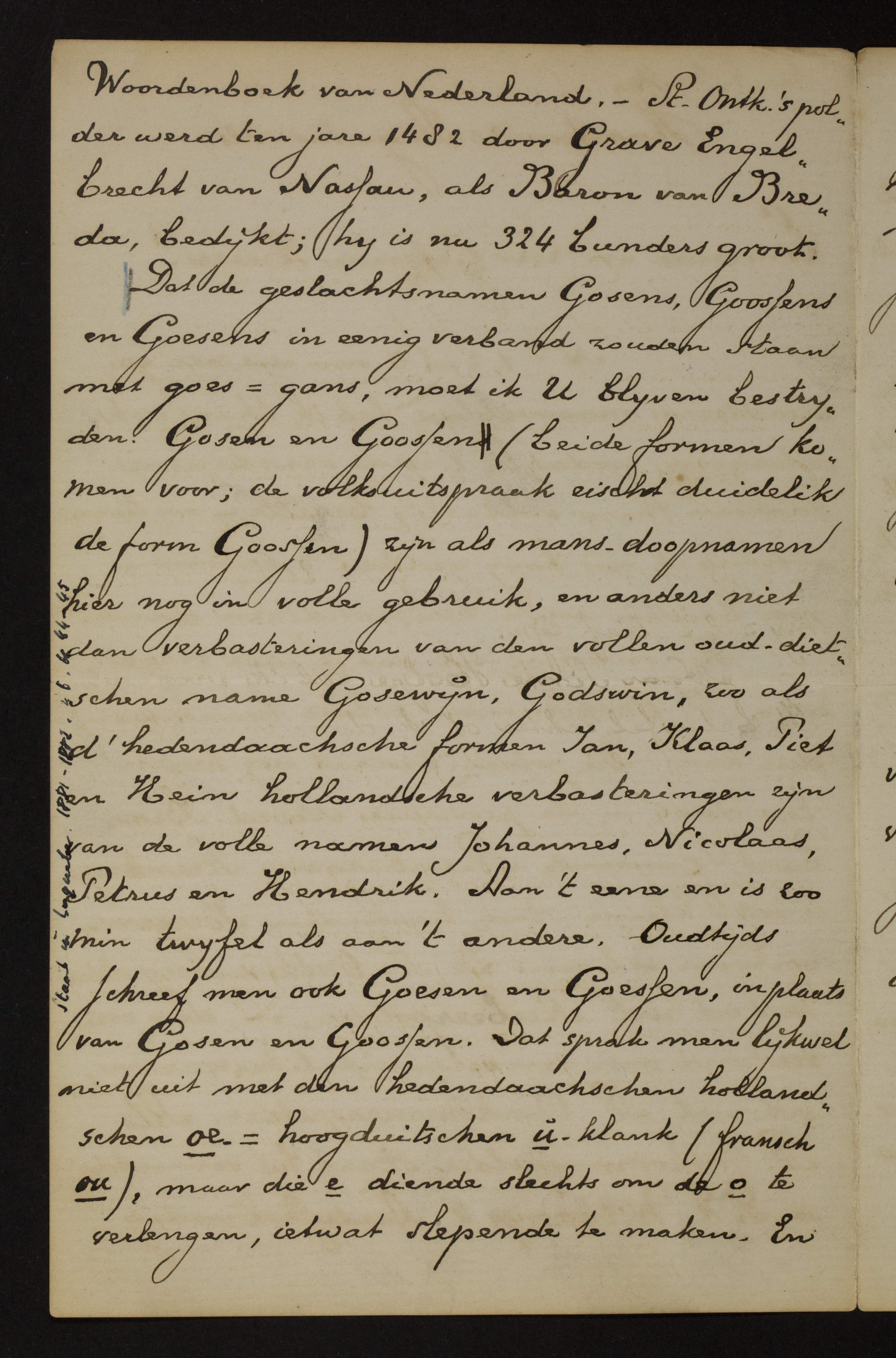 Johan Winkler aan [Guido Gezelle]