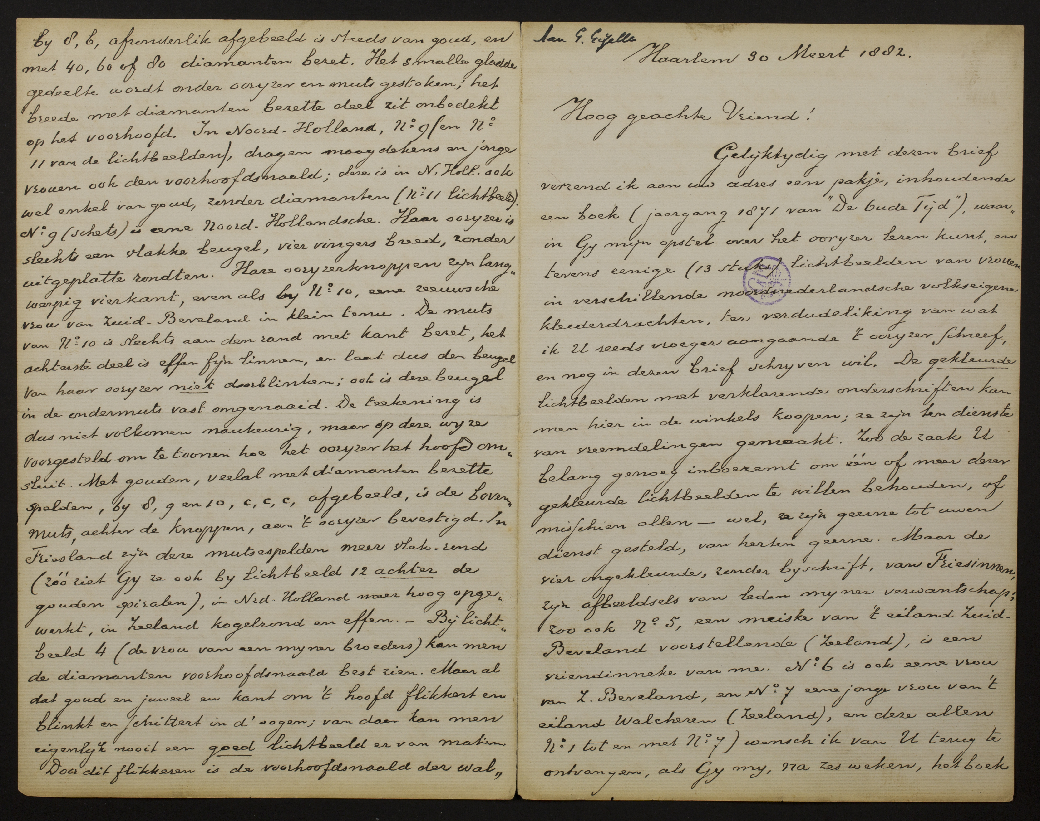 Johan Winkler aan [Guido Gezelle]