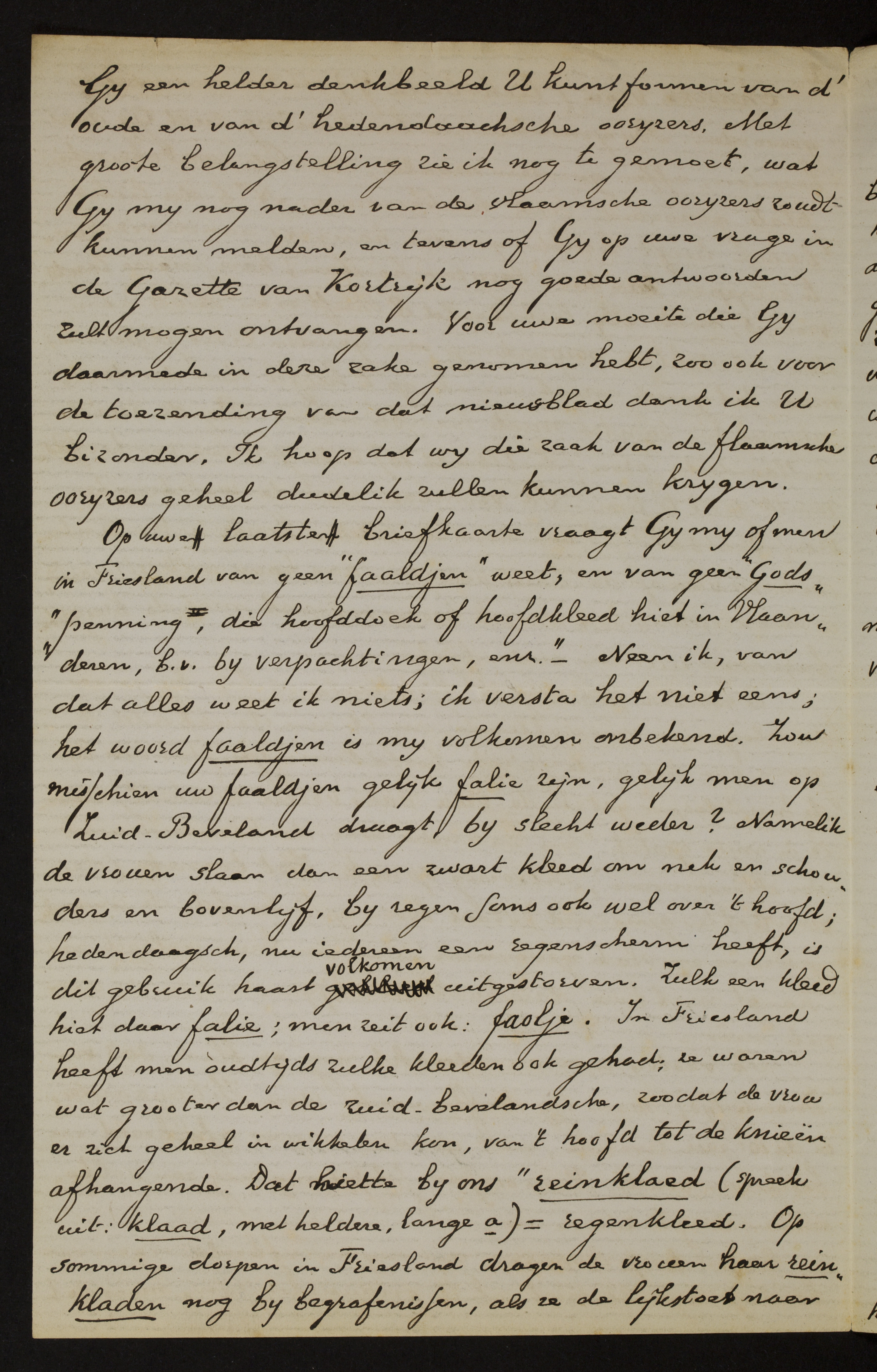 Johan Winkler aan [Guido Gezelle]