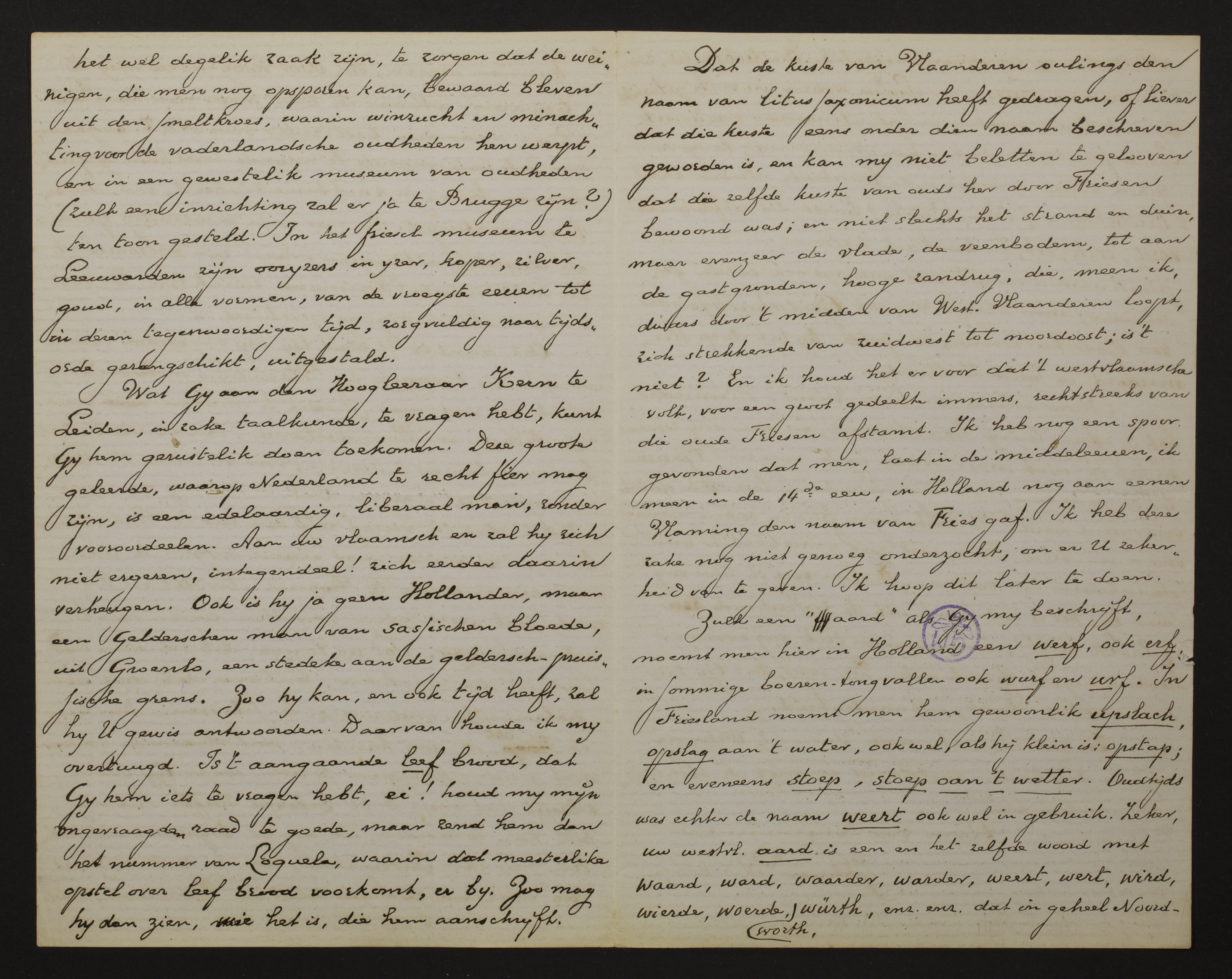 Johan Winkler aan [Guido Gezelle]