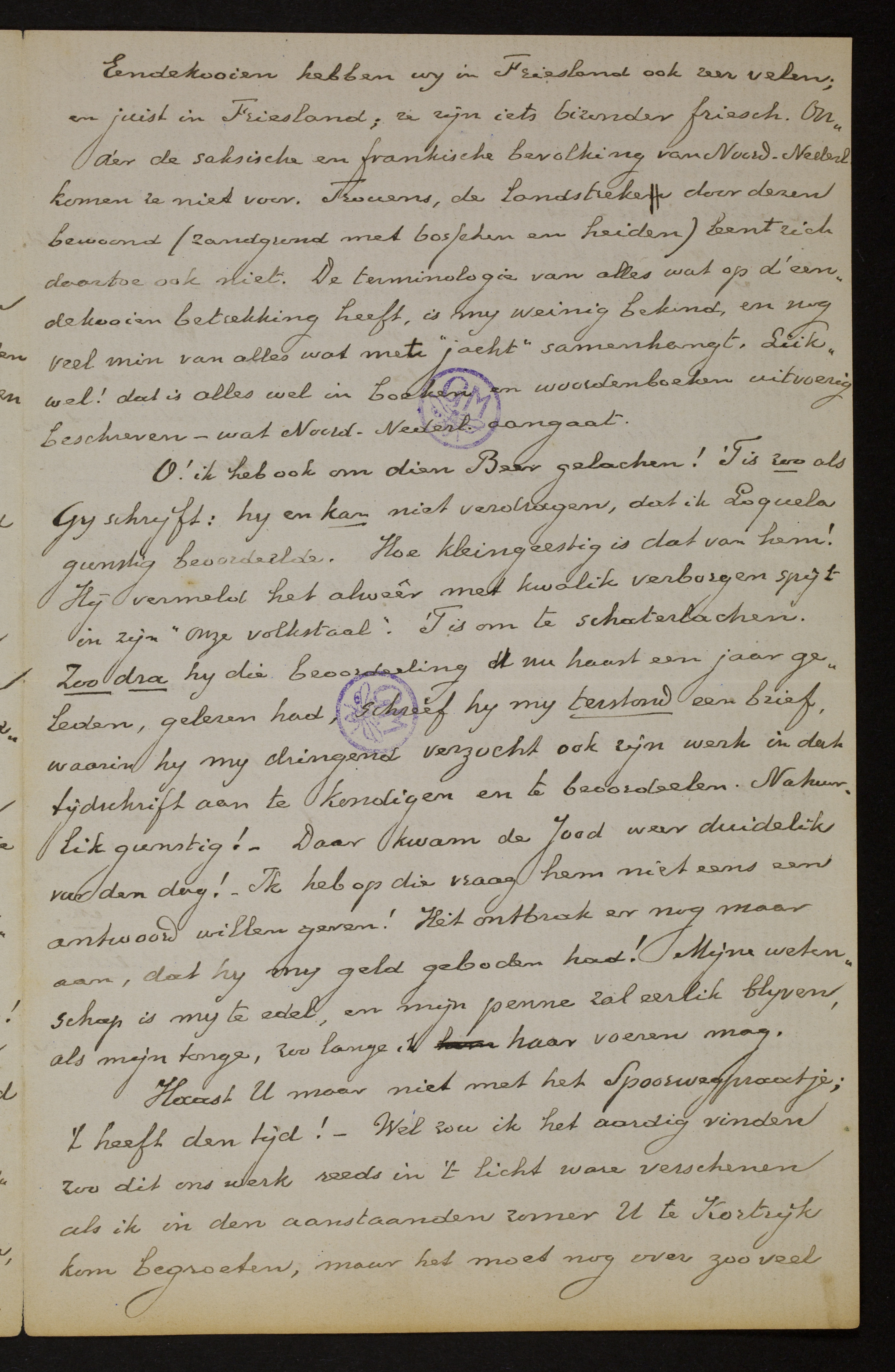 Johan Winkler aan [Guido Gezelle]