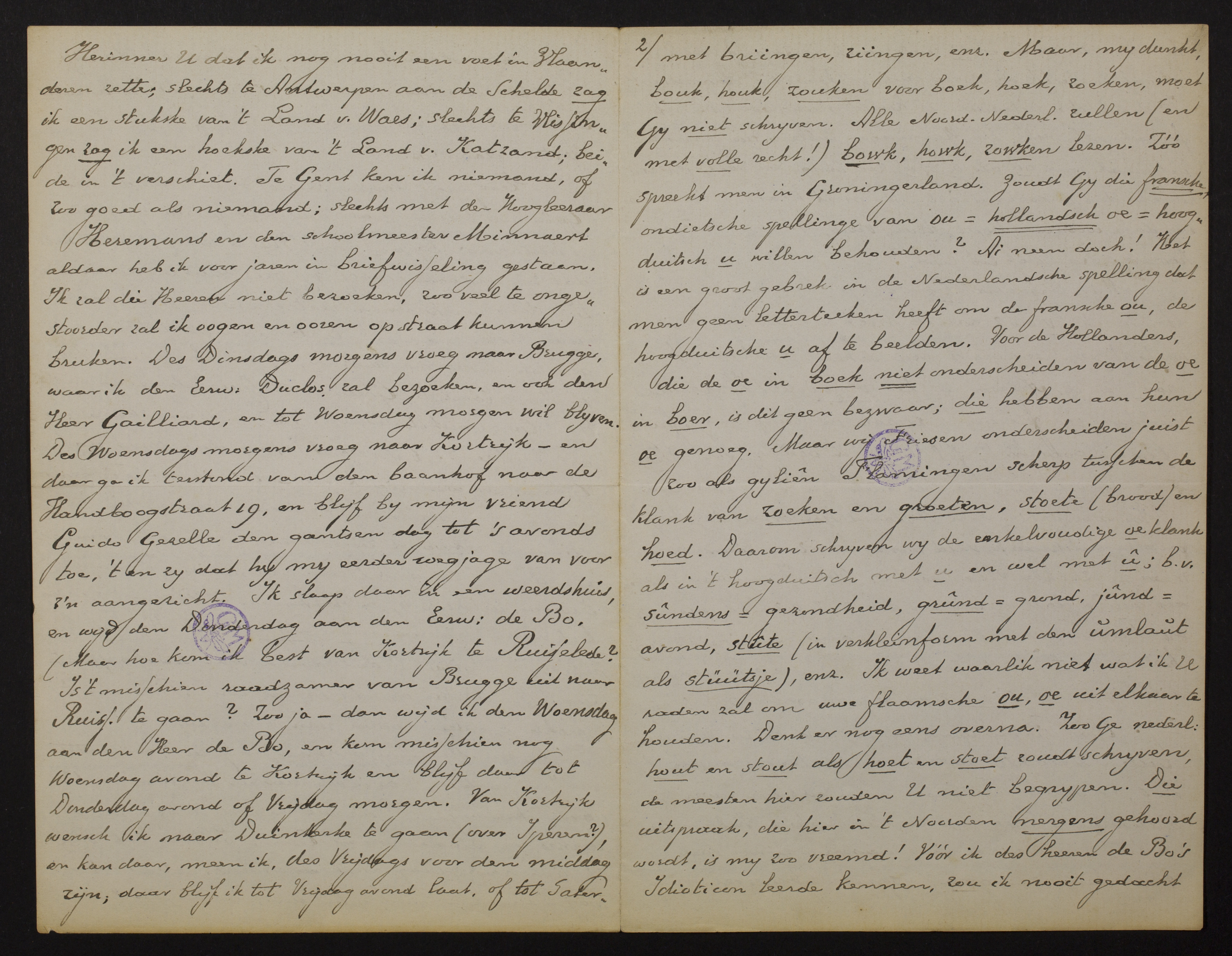 Johan Winkler aan [Guido Gezelle]