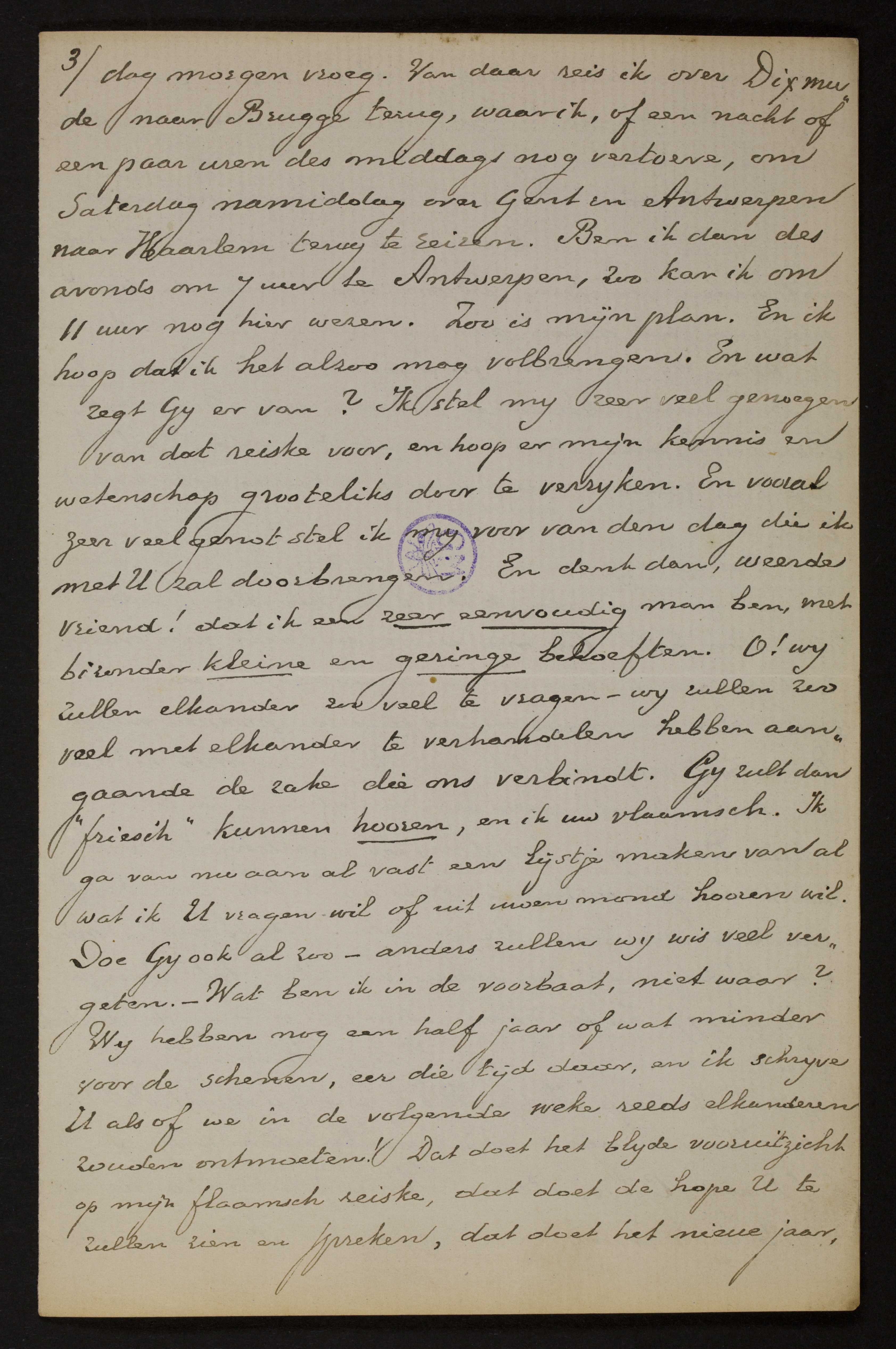 Johan Winkler aan [Guido Gezelle]