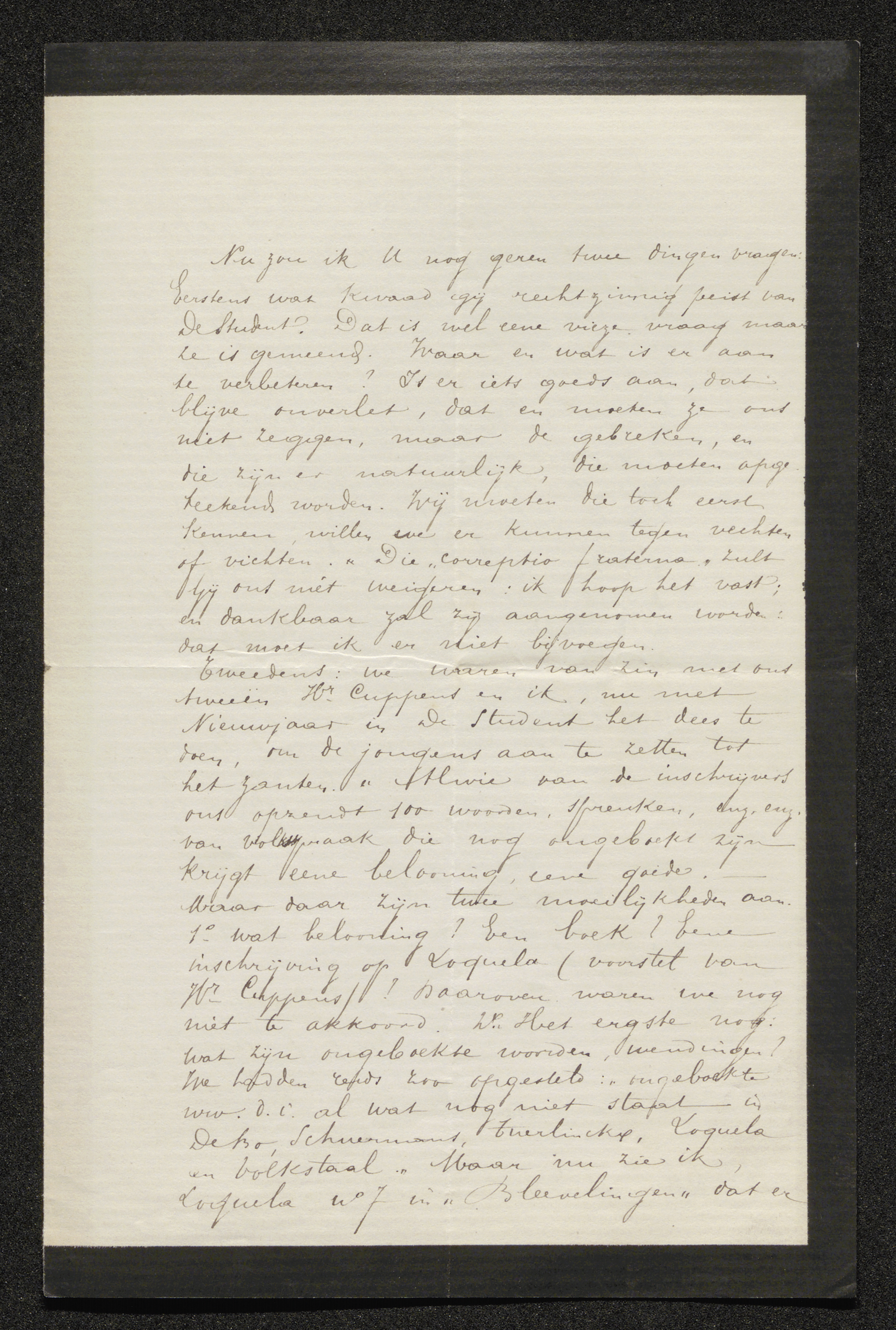 Gustaaf Hendrik Jozef Janssens aan [Guido Gezelle]