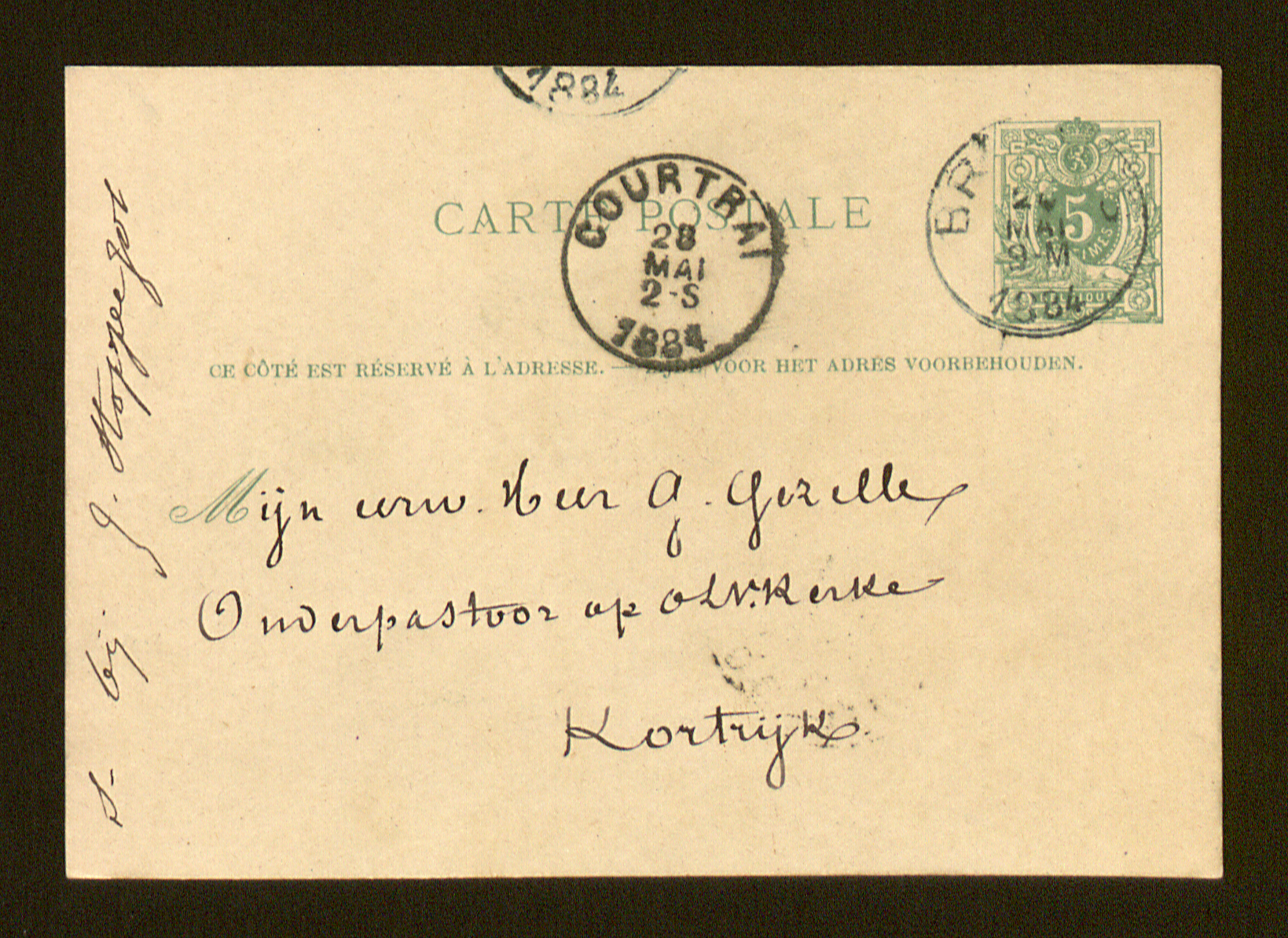 Edward Van Robays aan Guido Gezelle