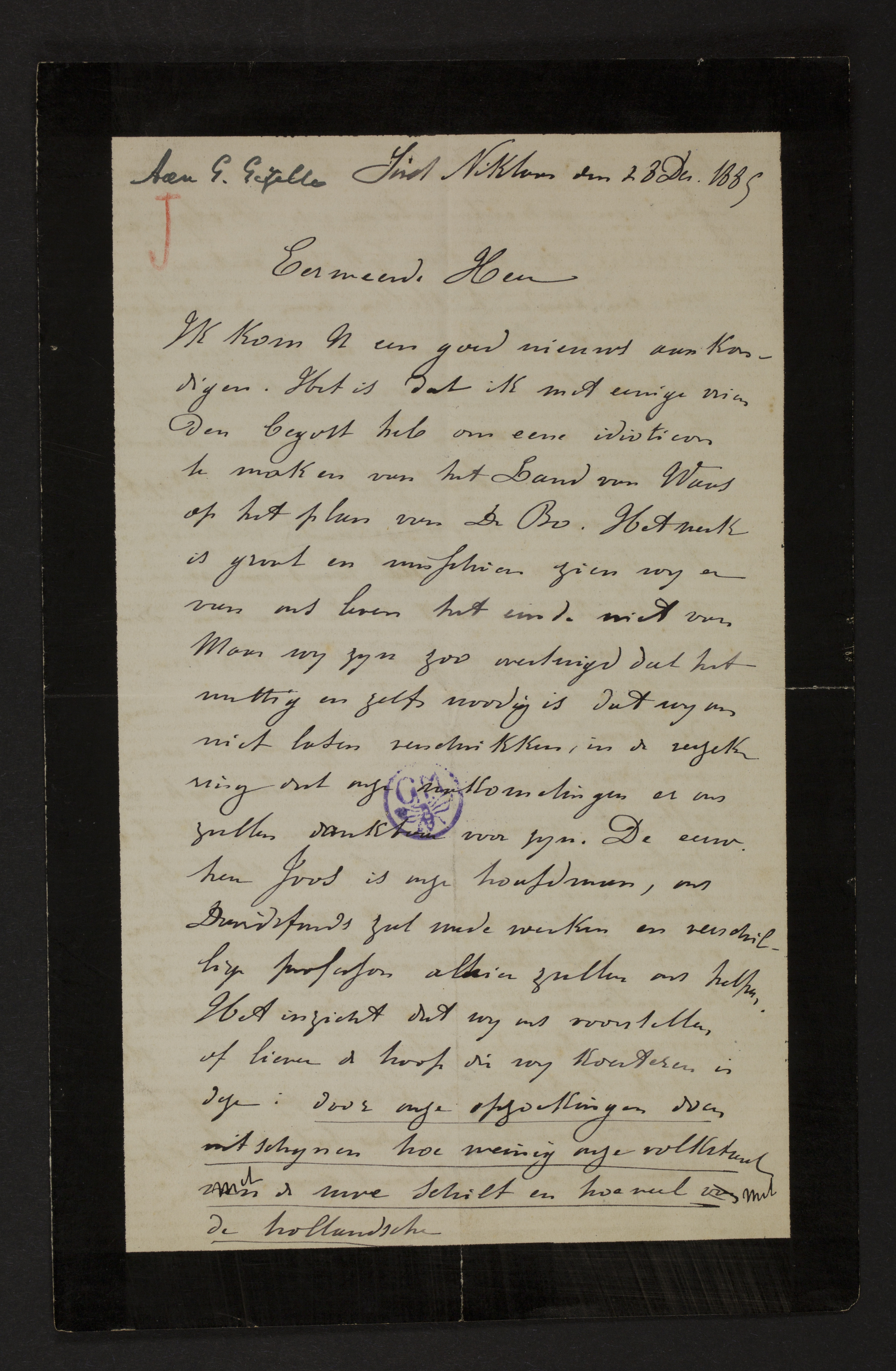 Alfons J. M. Janssens aan [Guido Gezelle]