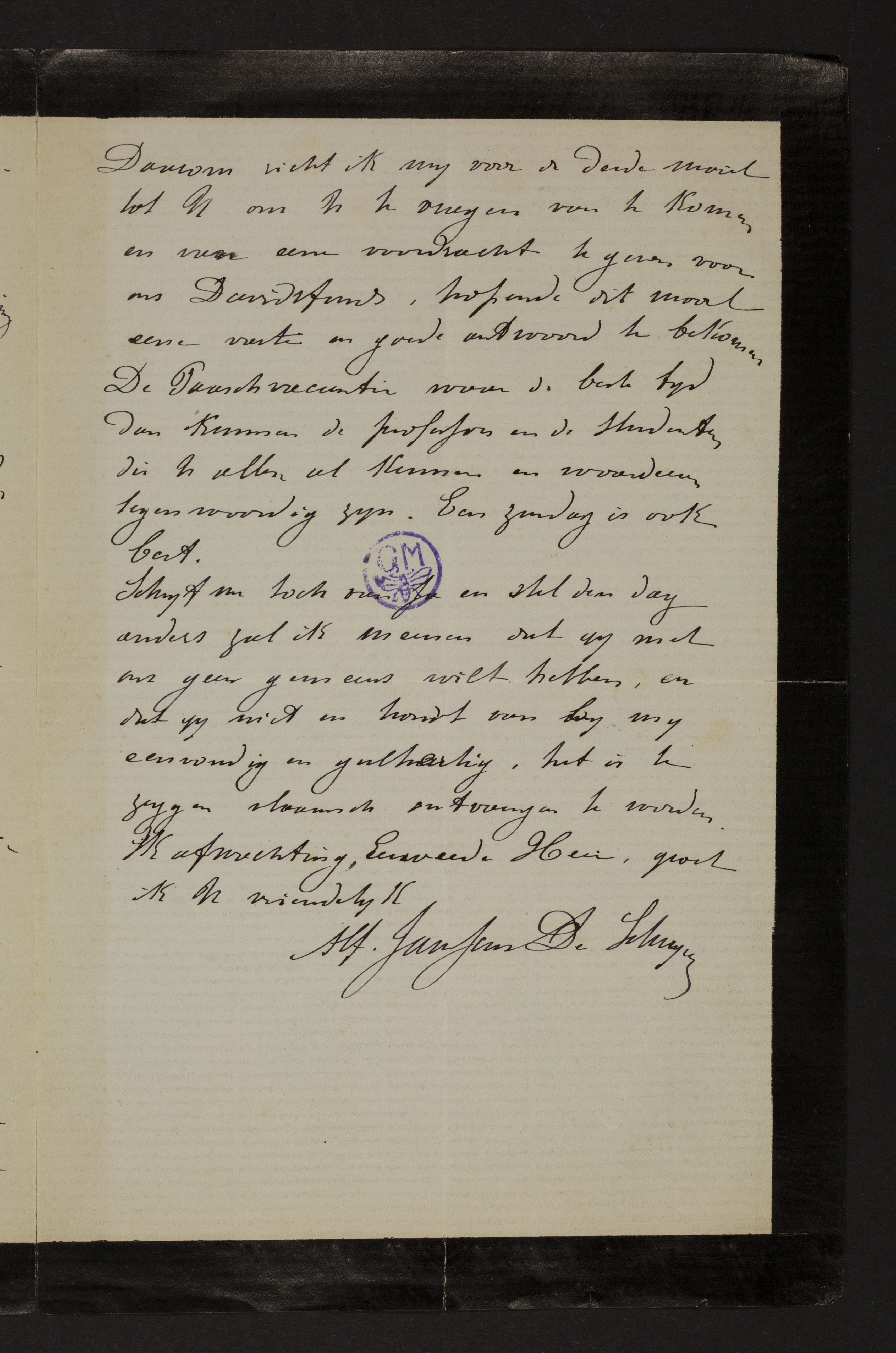 Alfons J. M. Janssens aan [Guido Gezelle]