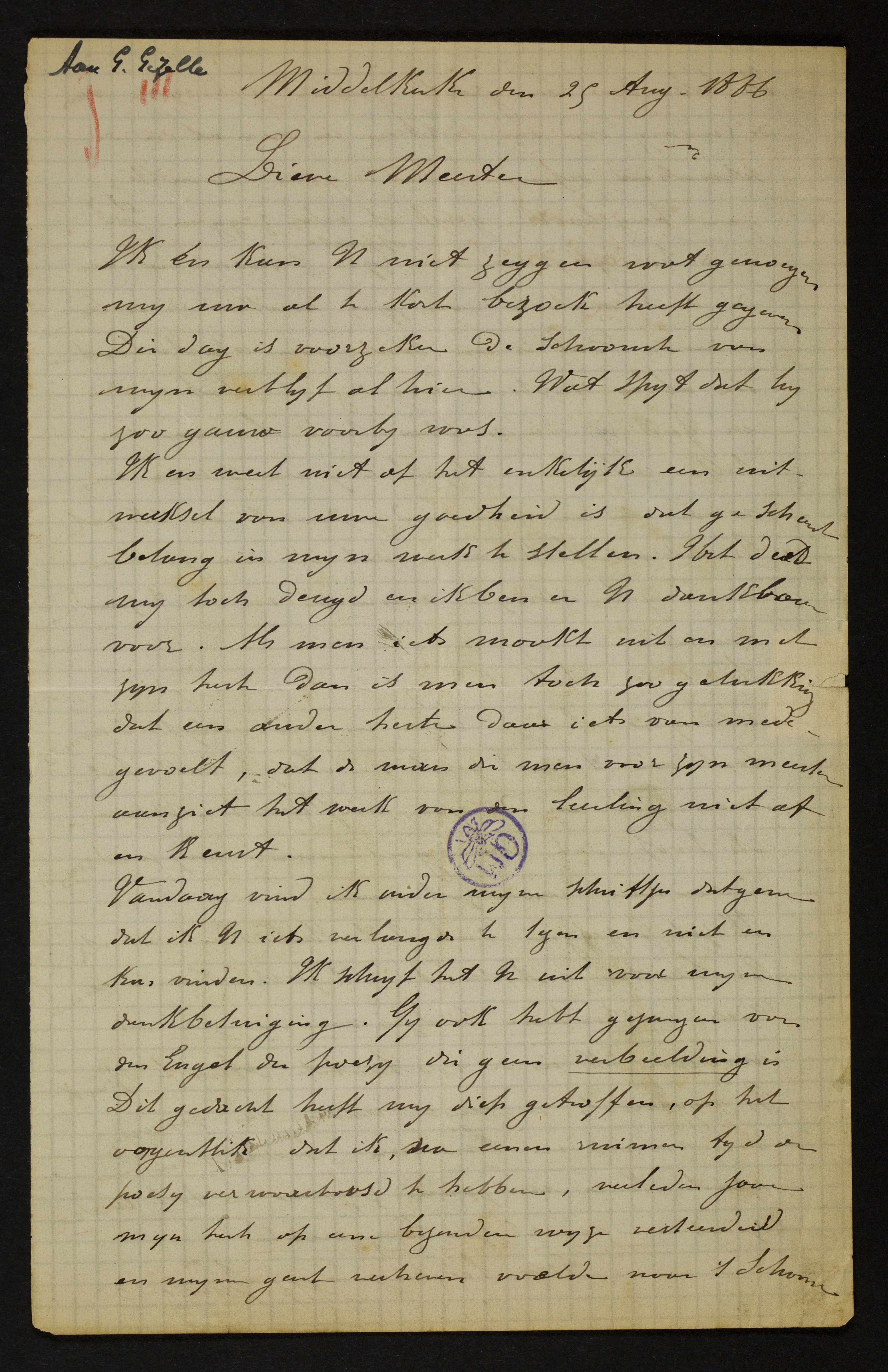 Alfons J. M. Janssens aan [Guido Gezelle]