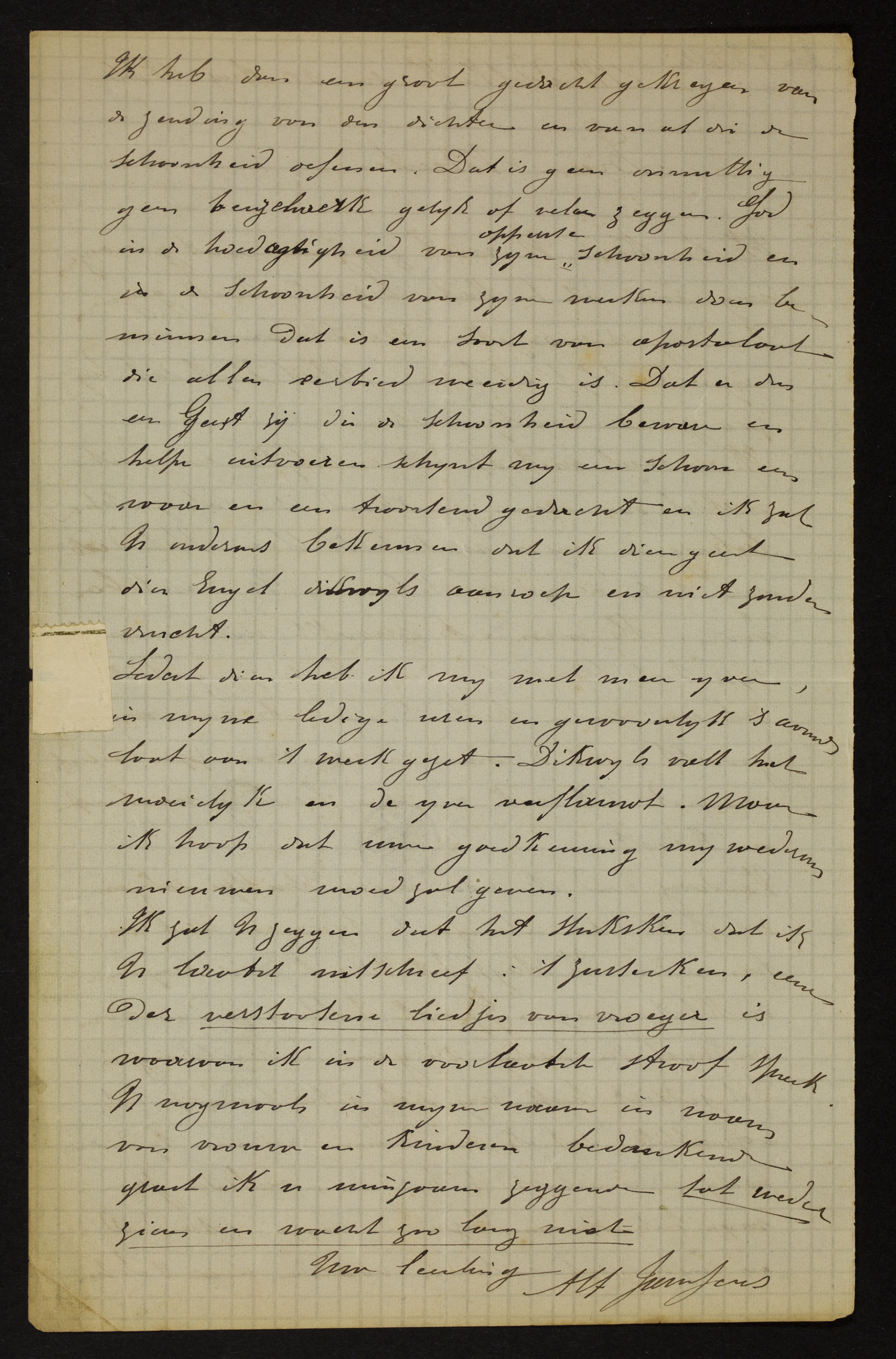 Alfons J. M. Janssens aan [Guido Gezelle]