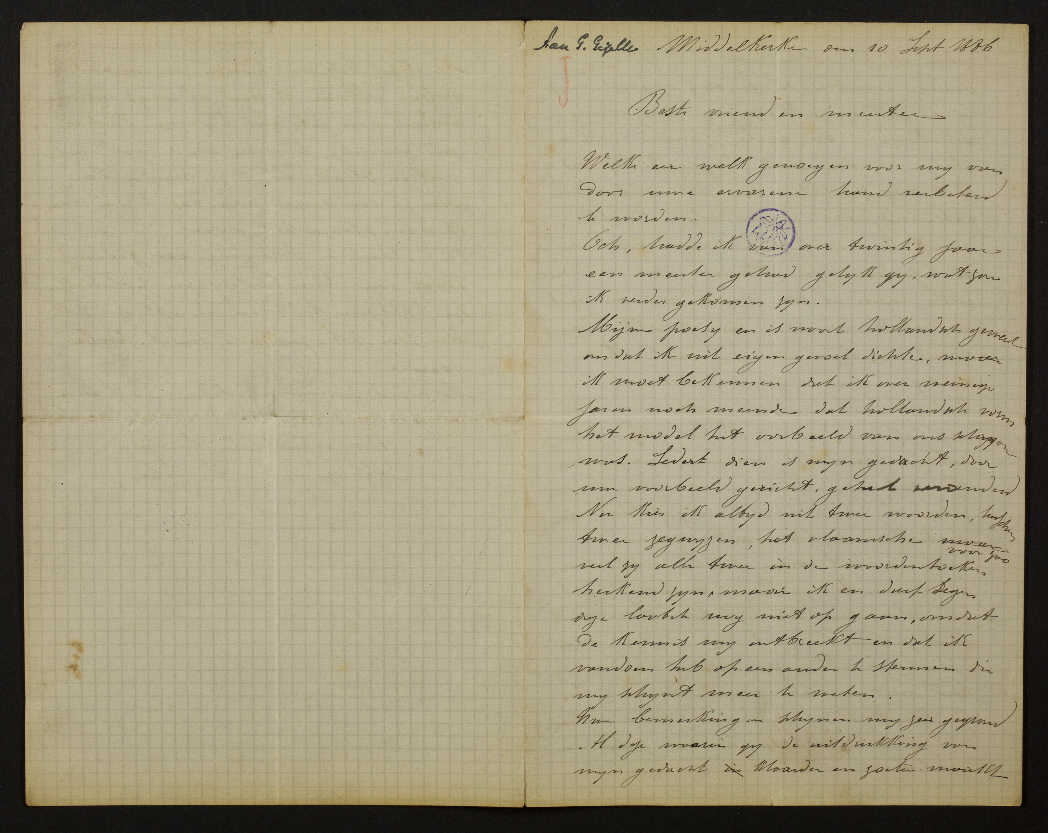 Alfons J. M. Janssens aan [Guido Gezelle]