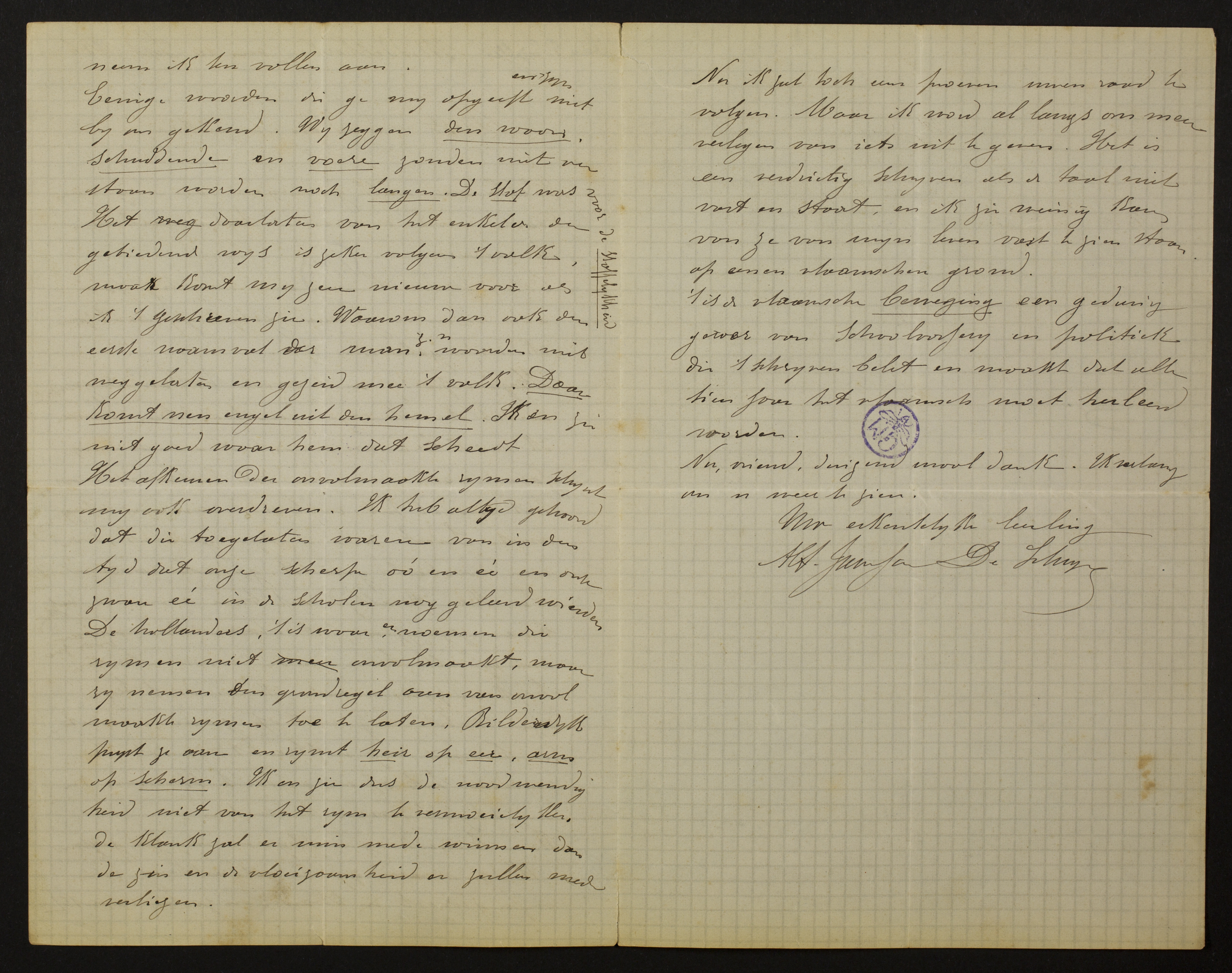 Alfons J. M. Janssens aan [Guido Gezelle]