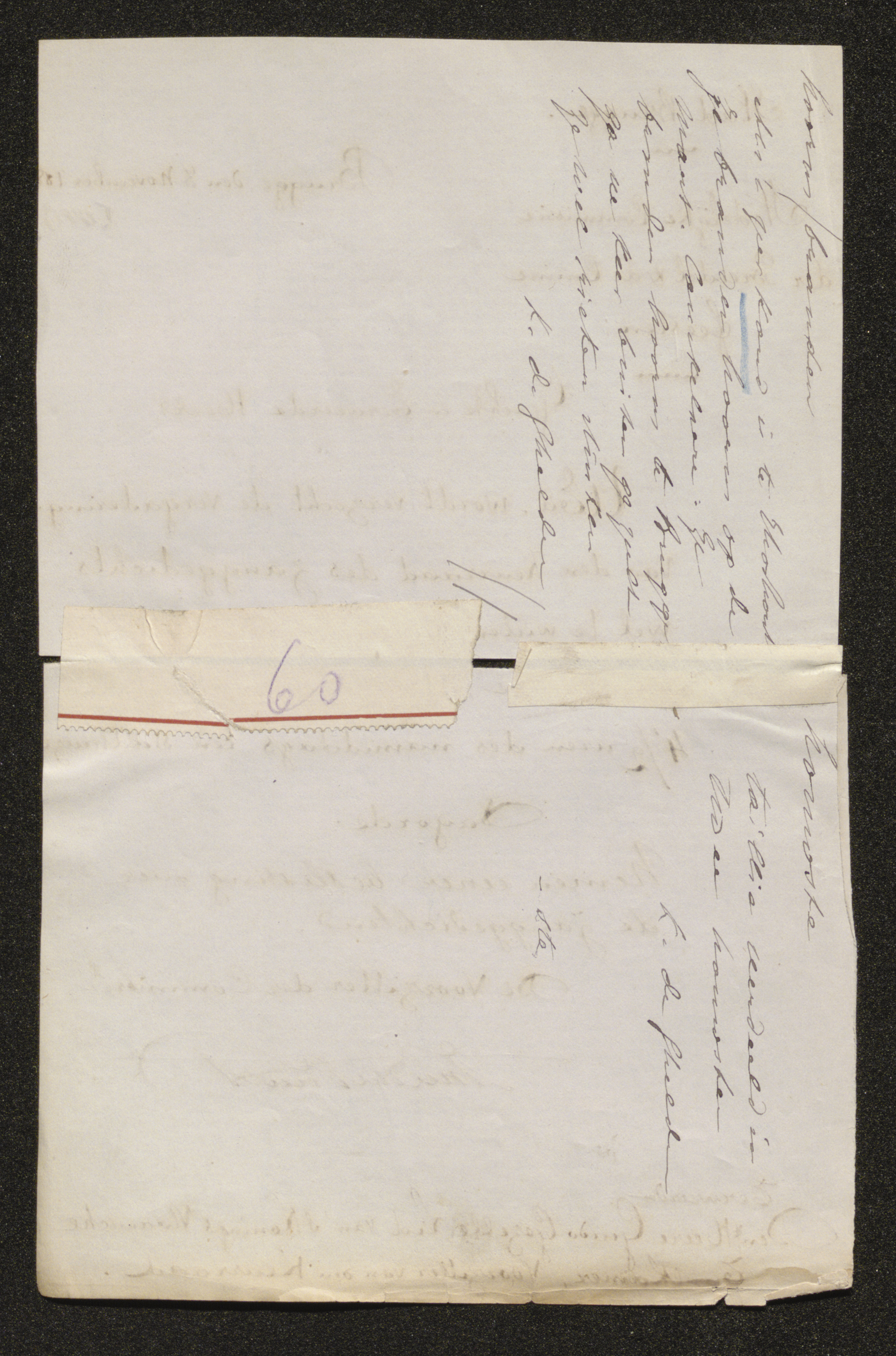 Amedée Visart de Bocarmé aan Guido Gezelle