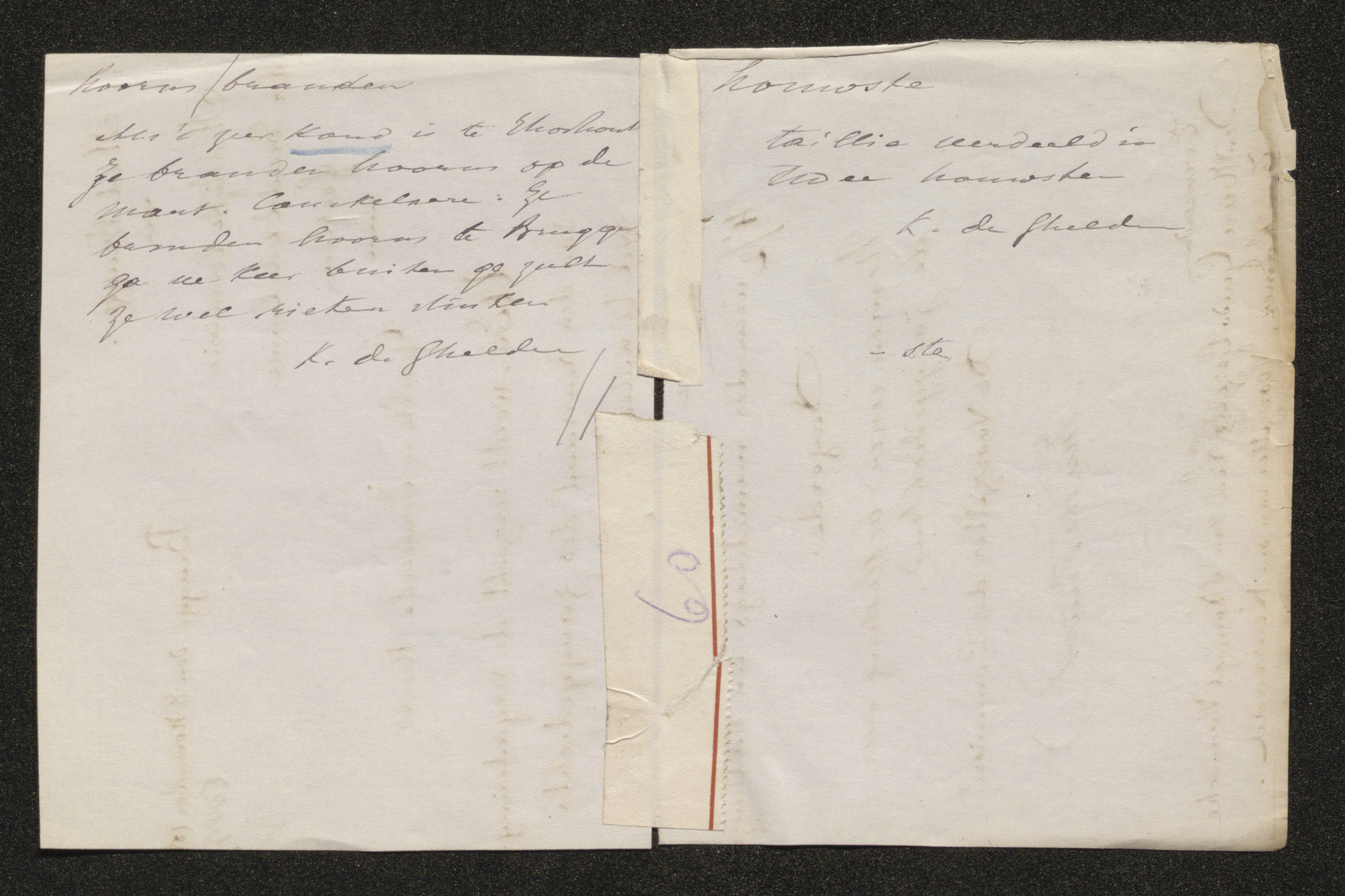 Amedée Visart de Bocarmé aan Guido Gezelle