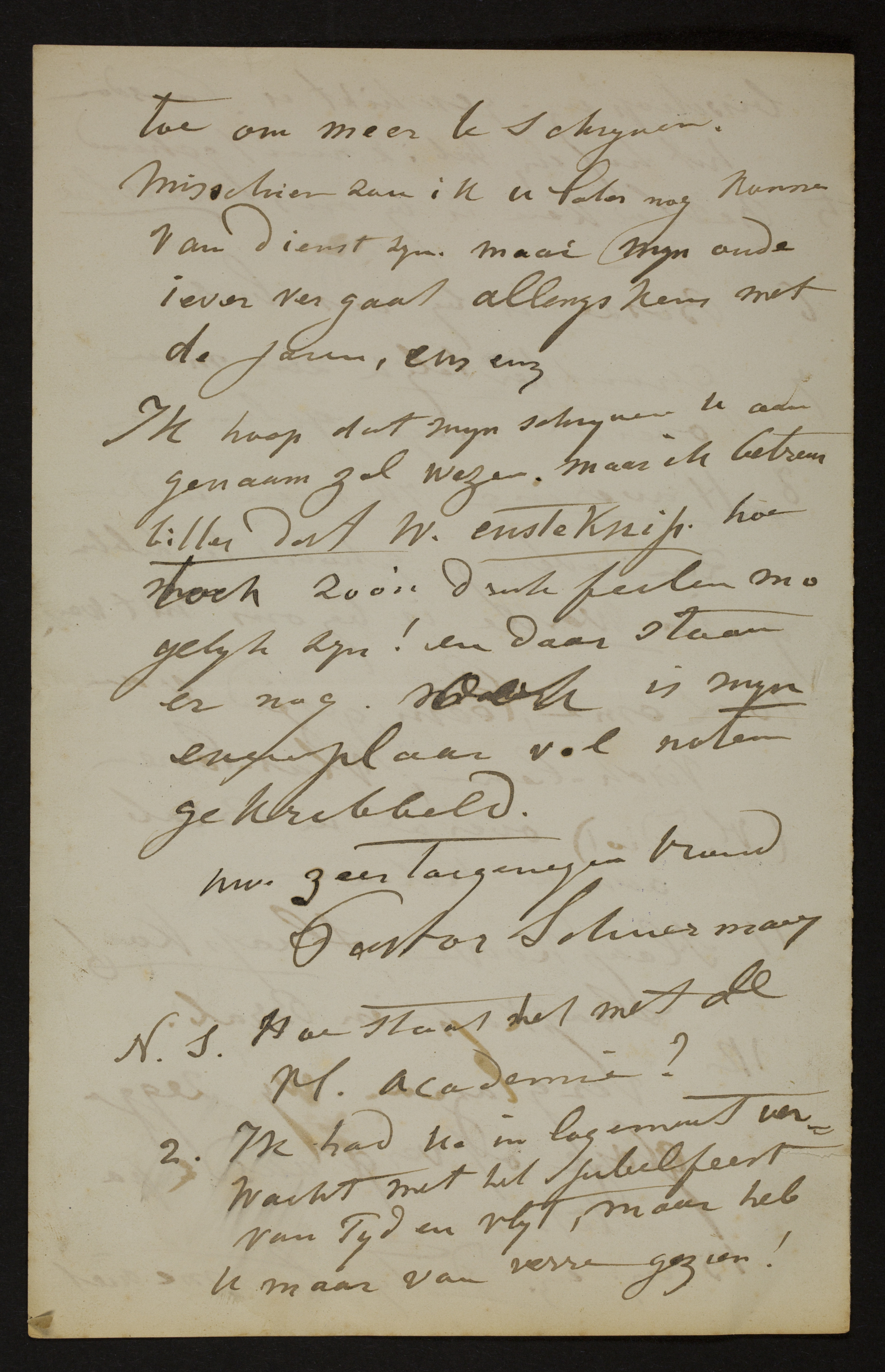 Lodewijk Willem Schuermans aan [Guido Gezelle]