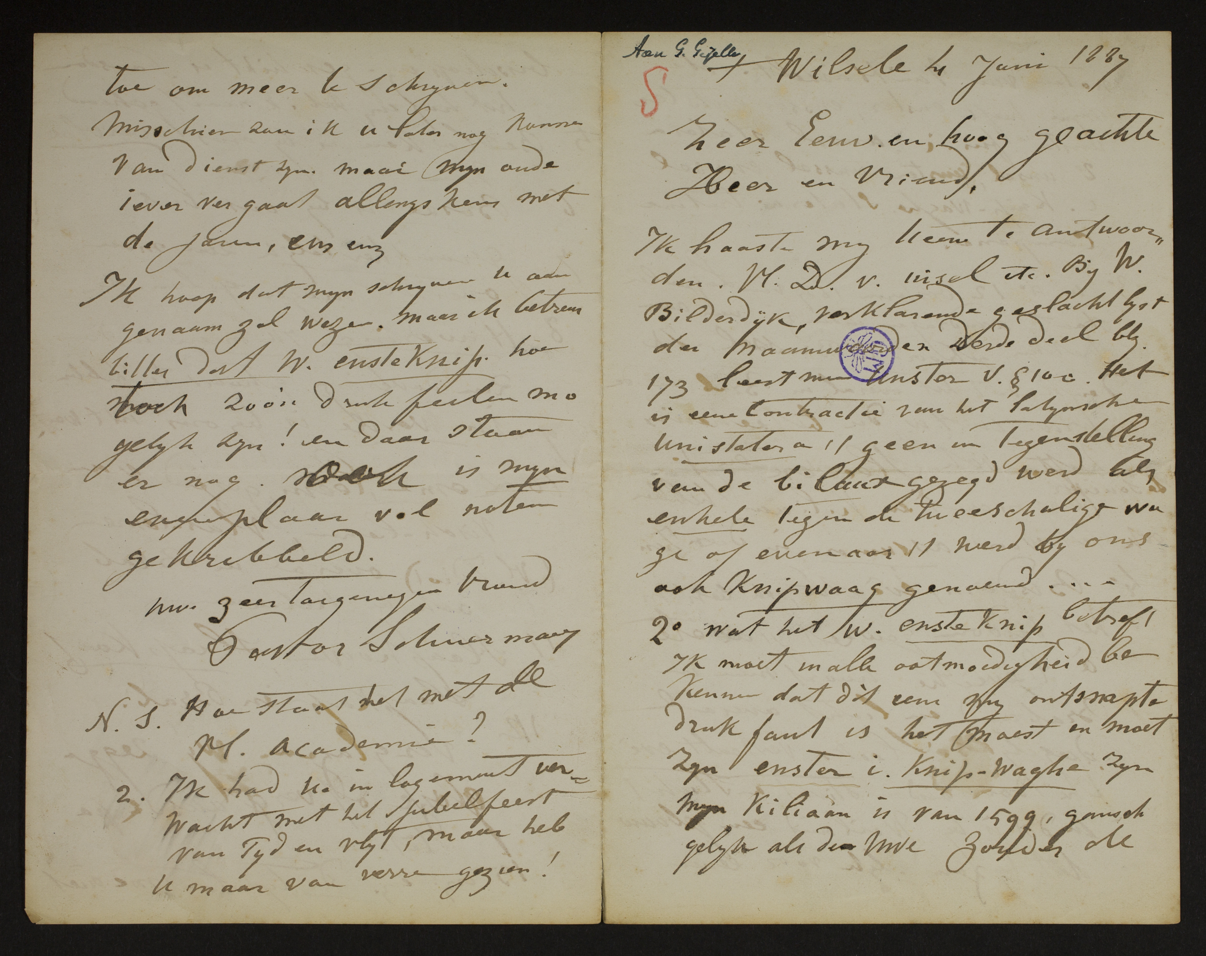 Lodewijk Willem Schuermans aan [Guido Gezelle]