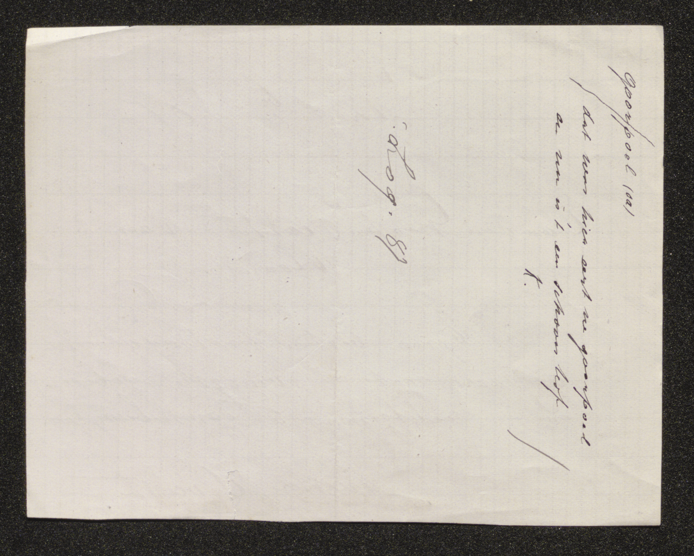 [Octavie van Gillewe (= Zuster Marie Stanislas)] aan [Guido Gezelle]